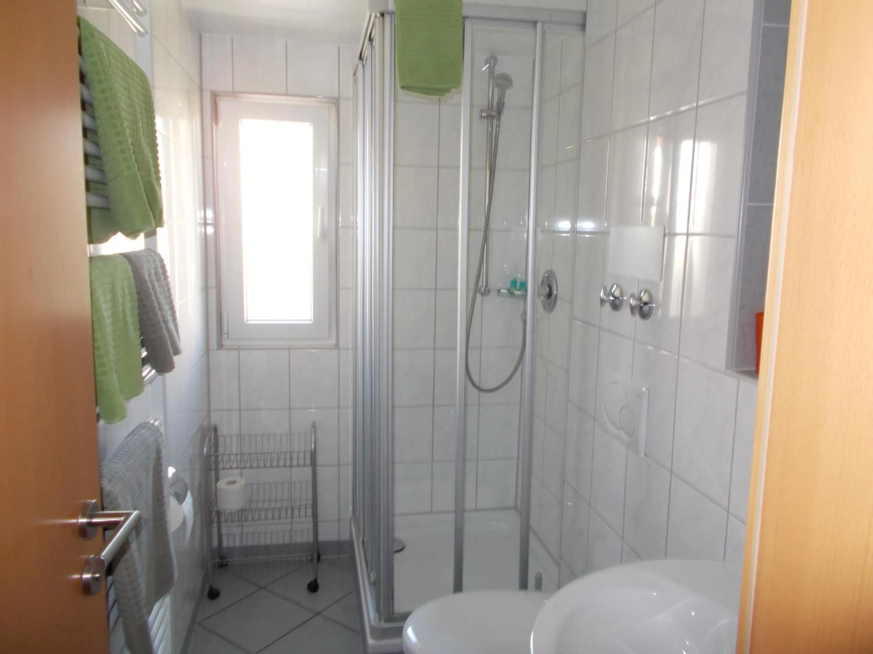 Shower in Das Apartmenthaus