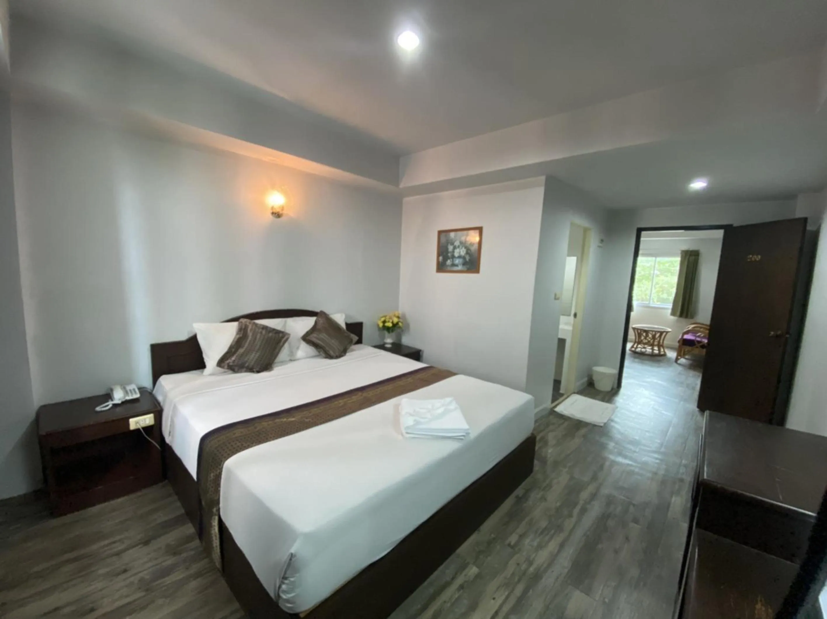 Bed in Sun Moon Hotel