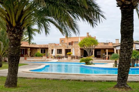 Pool view in Agroturismo Finca Sa Tanca