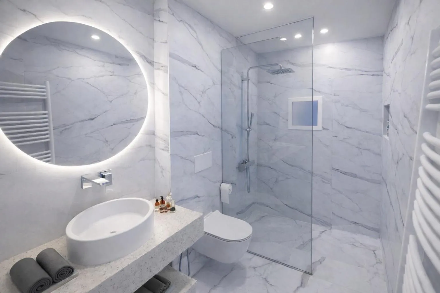 Bathroom in Hotel Fineso