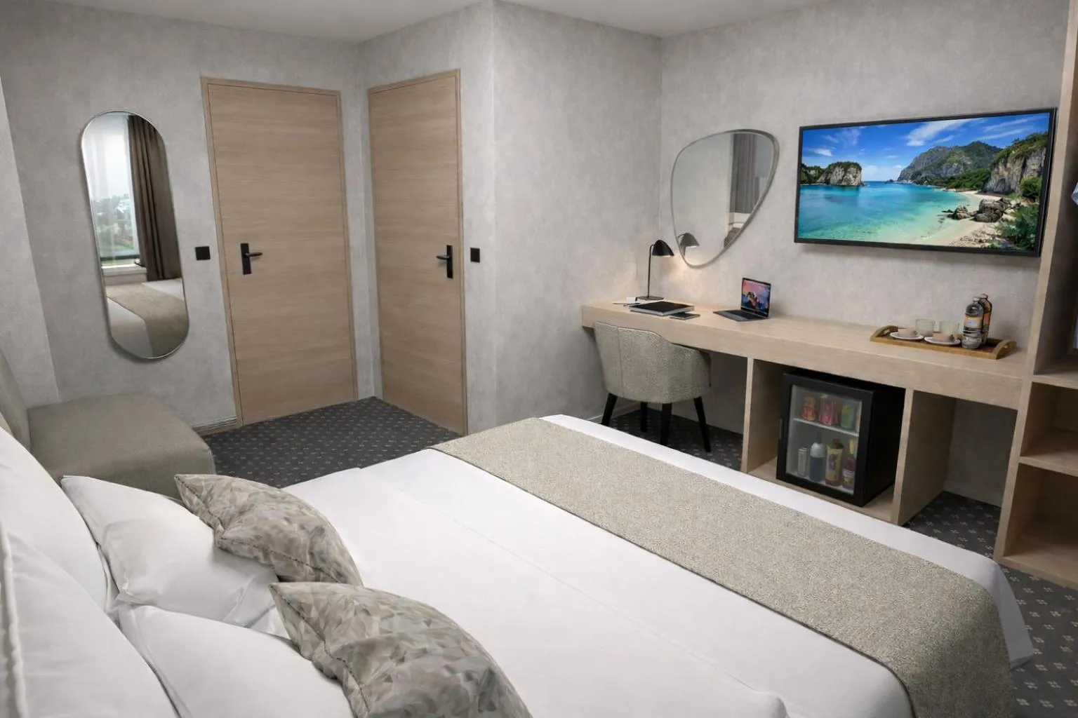 Bedroom, Bed in Hotel Fineso