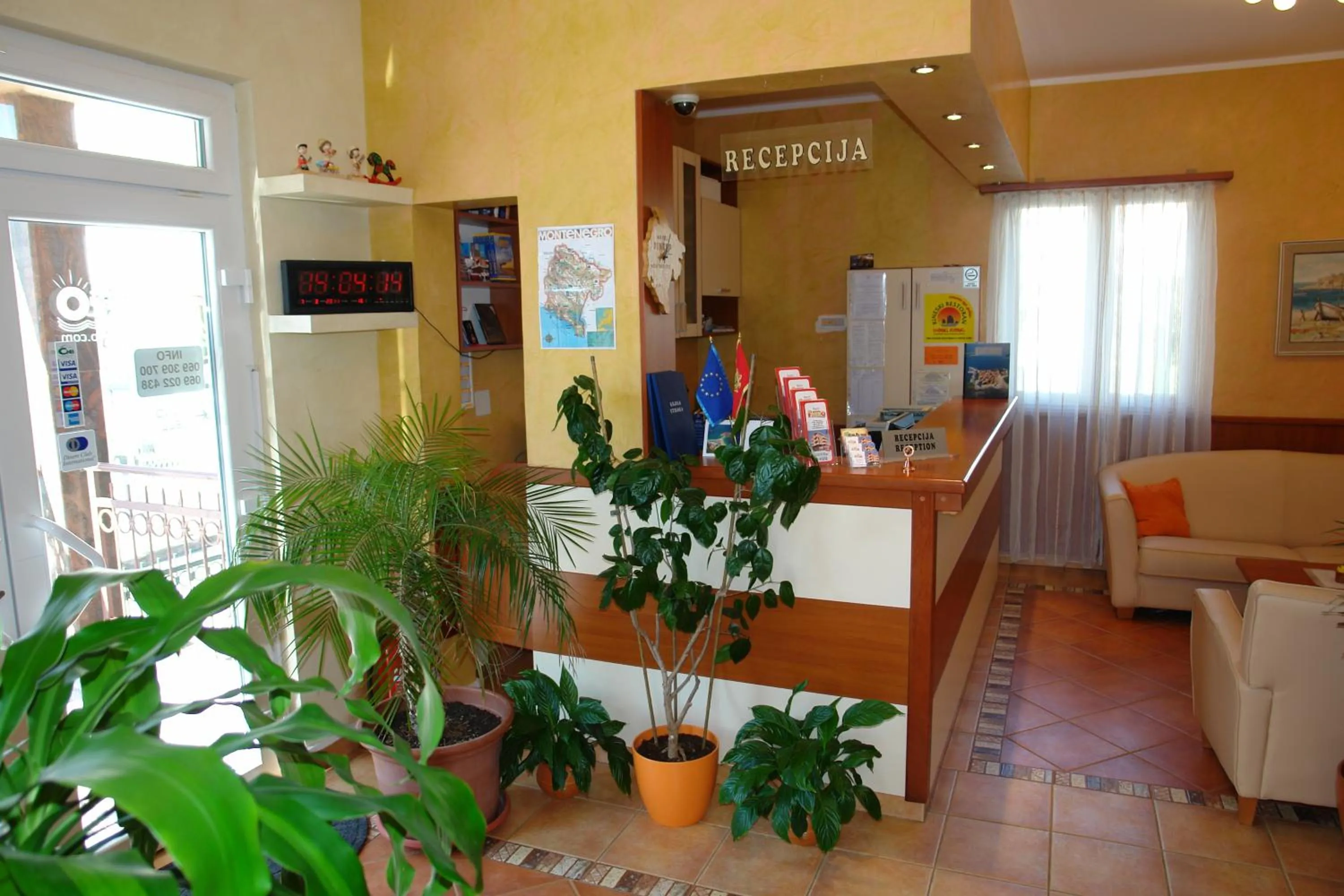 Lobby or reception in Hotel Fineso