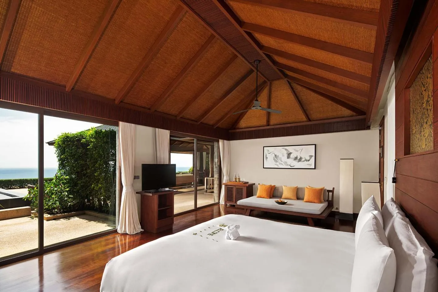 Bed in Paresa Resort Phuket
