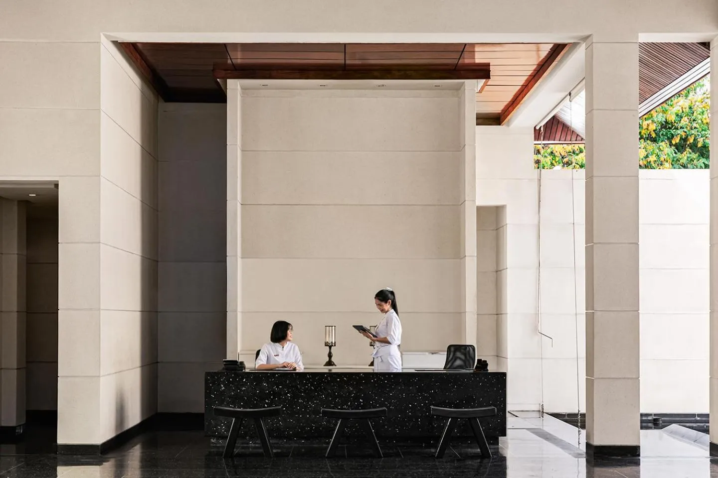 Lobby or reception in Paresa Resort Phuket