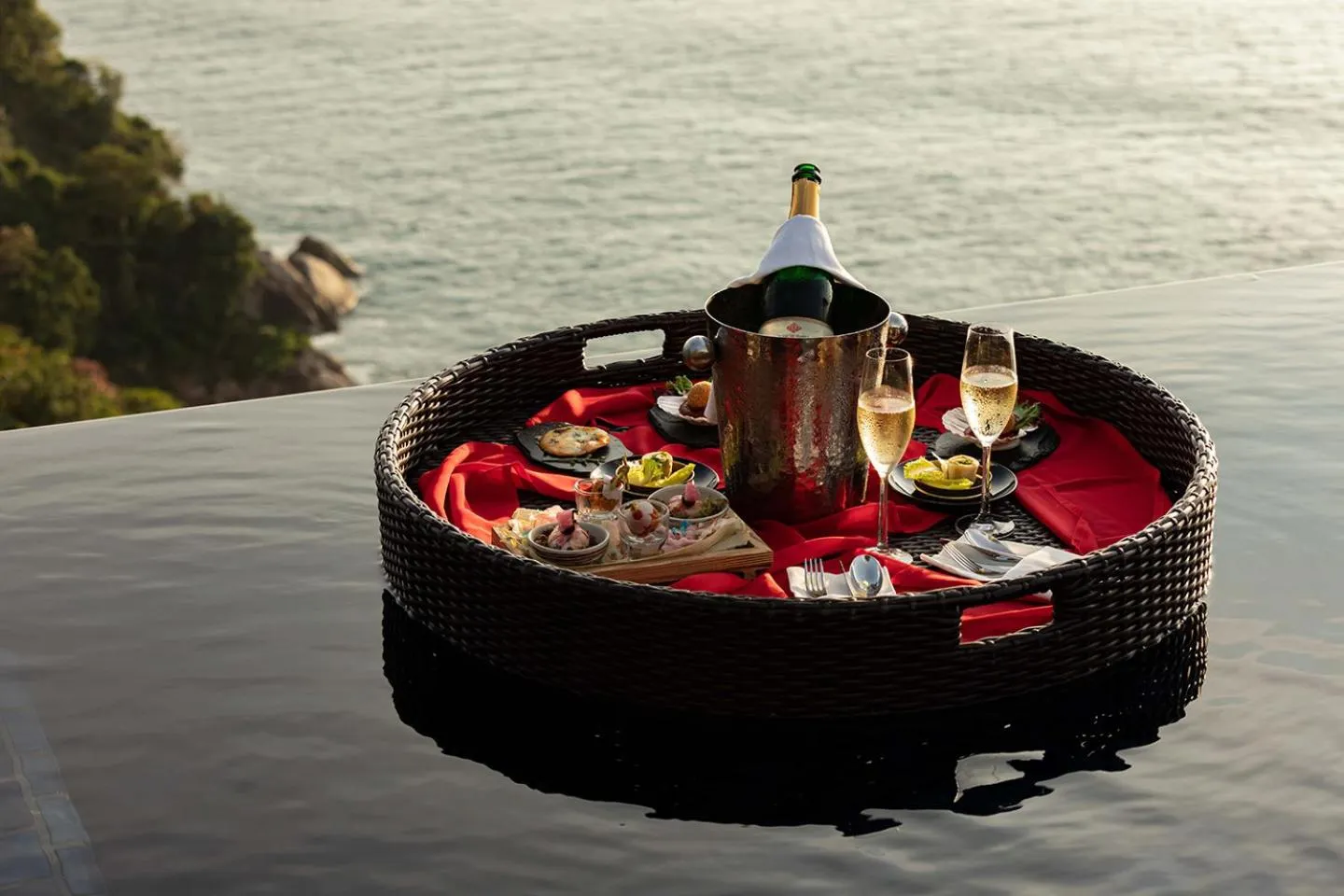 Food and drinks in Paresa Resort Phuket