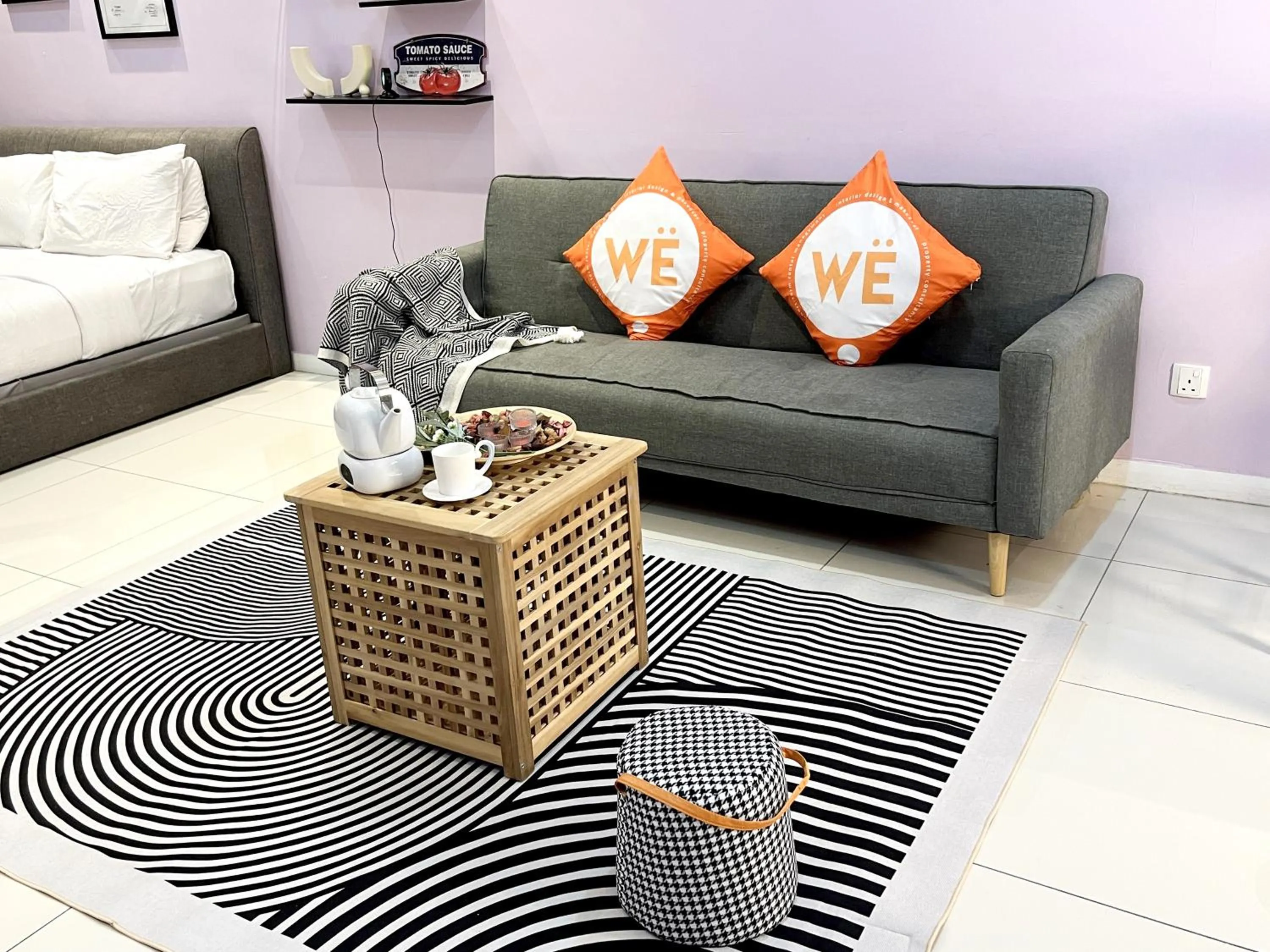 Seating area in The Zesty Icon City Petaling Jaya