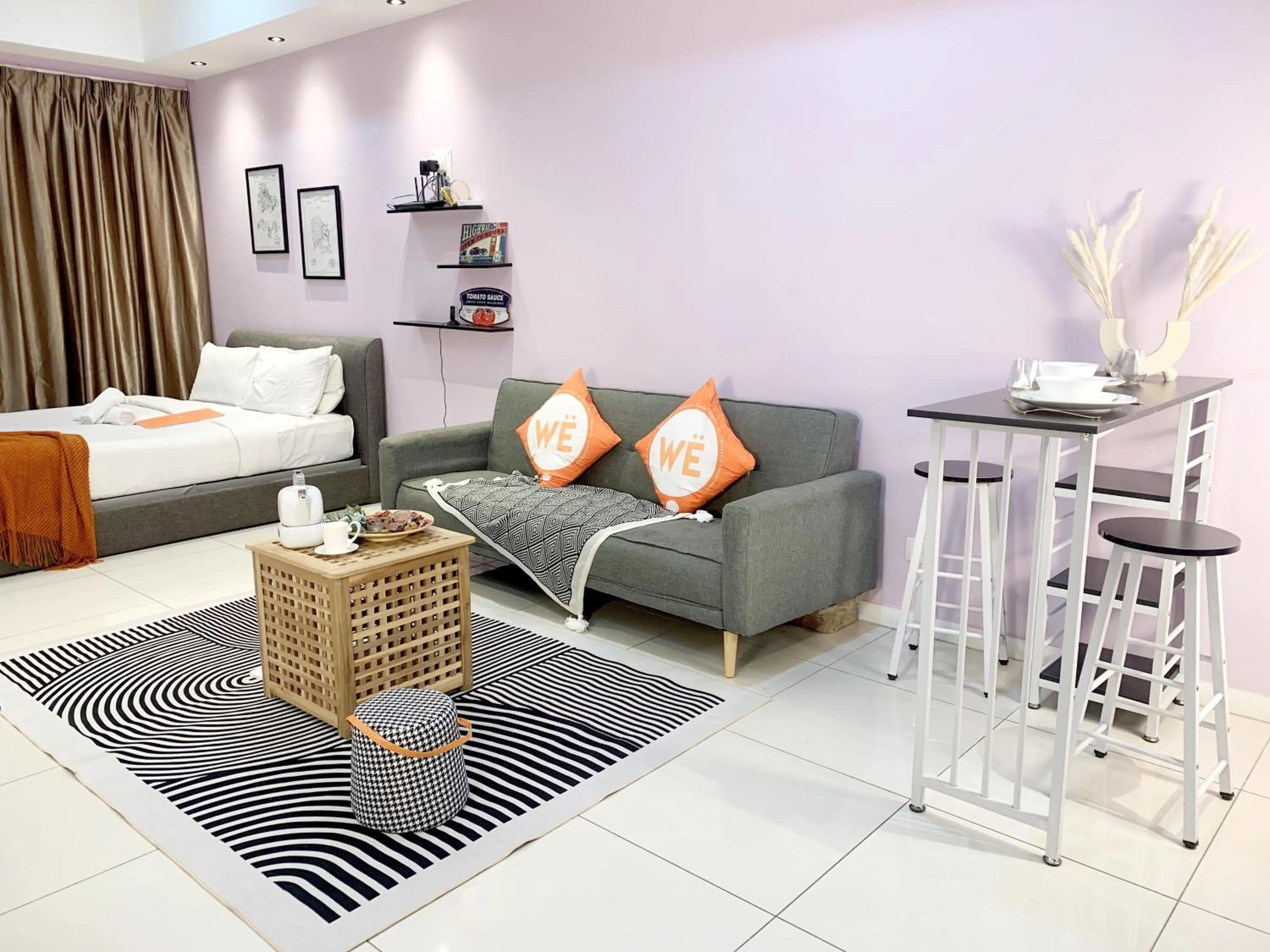 Living room in The Zesty Icon City Petaling Jaya