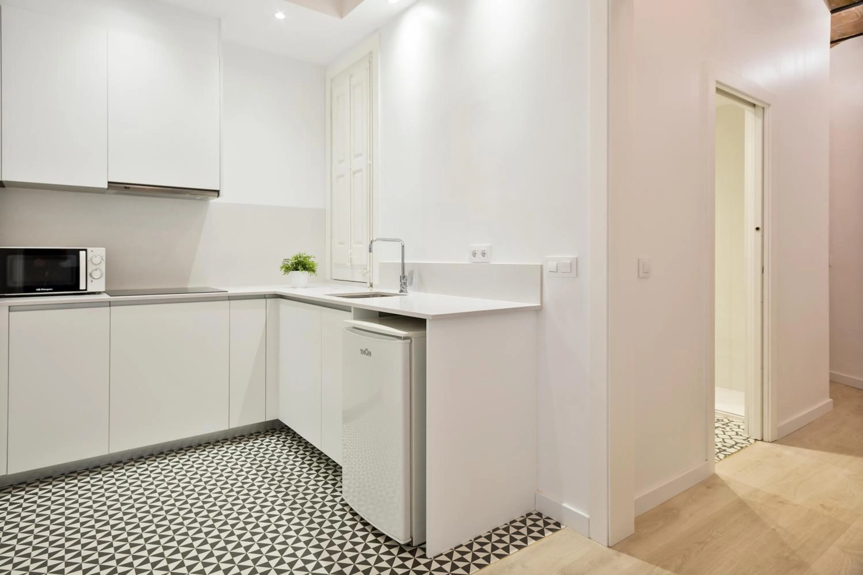 Kitchen or kitchenette in BcnStop Parc Güell