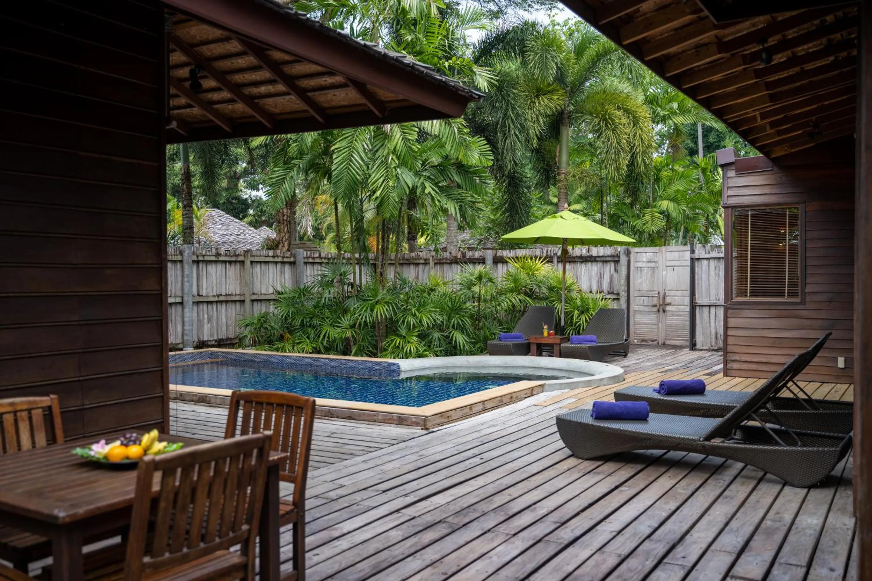 Swimming pool in GajaPuri Resort Koh Chang