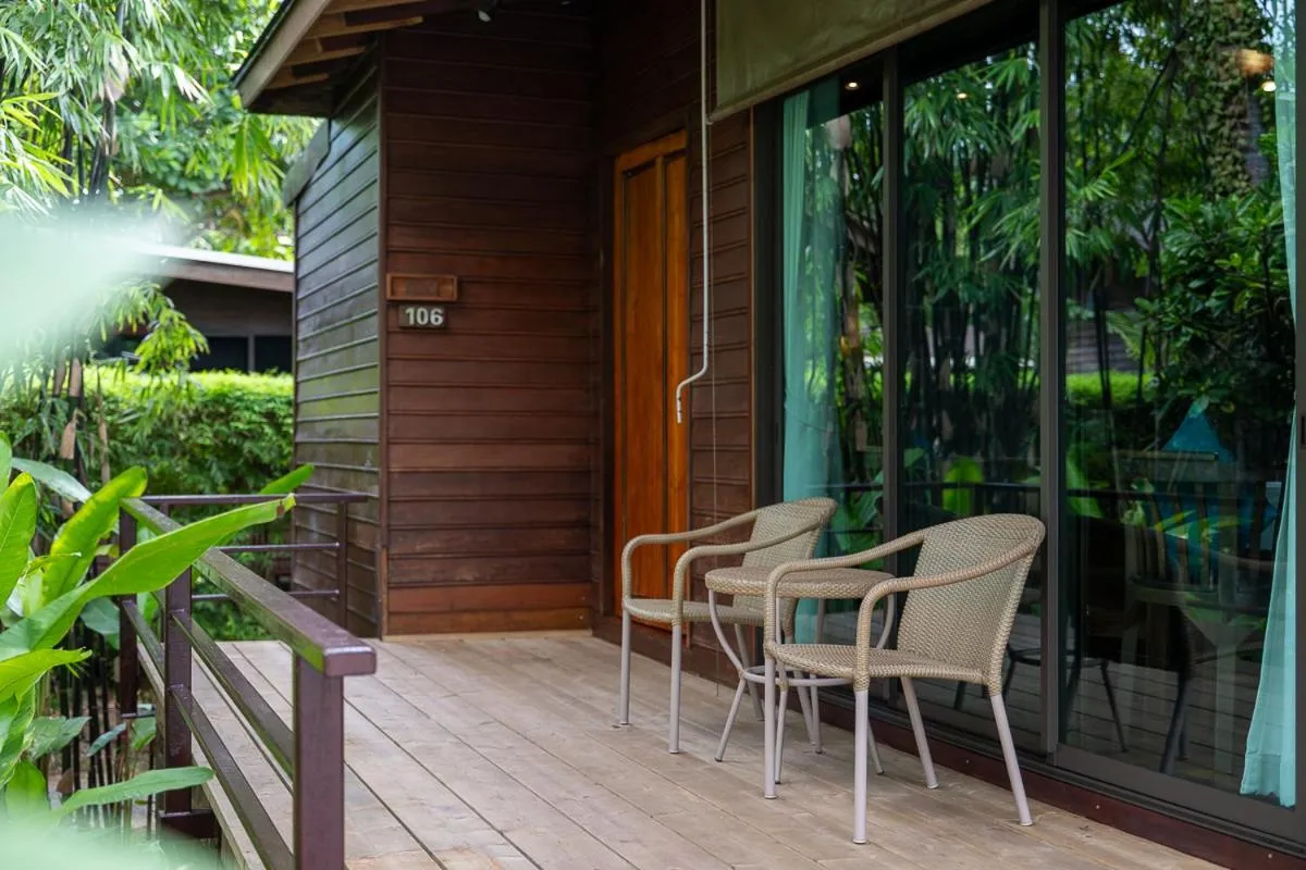 Balcony/Terrace in GajaPuri Resort Koh Chang