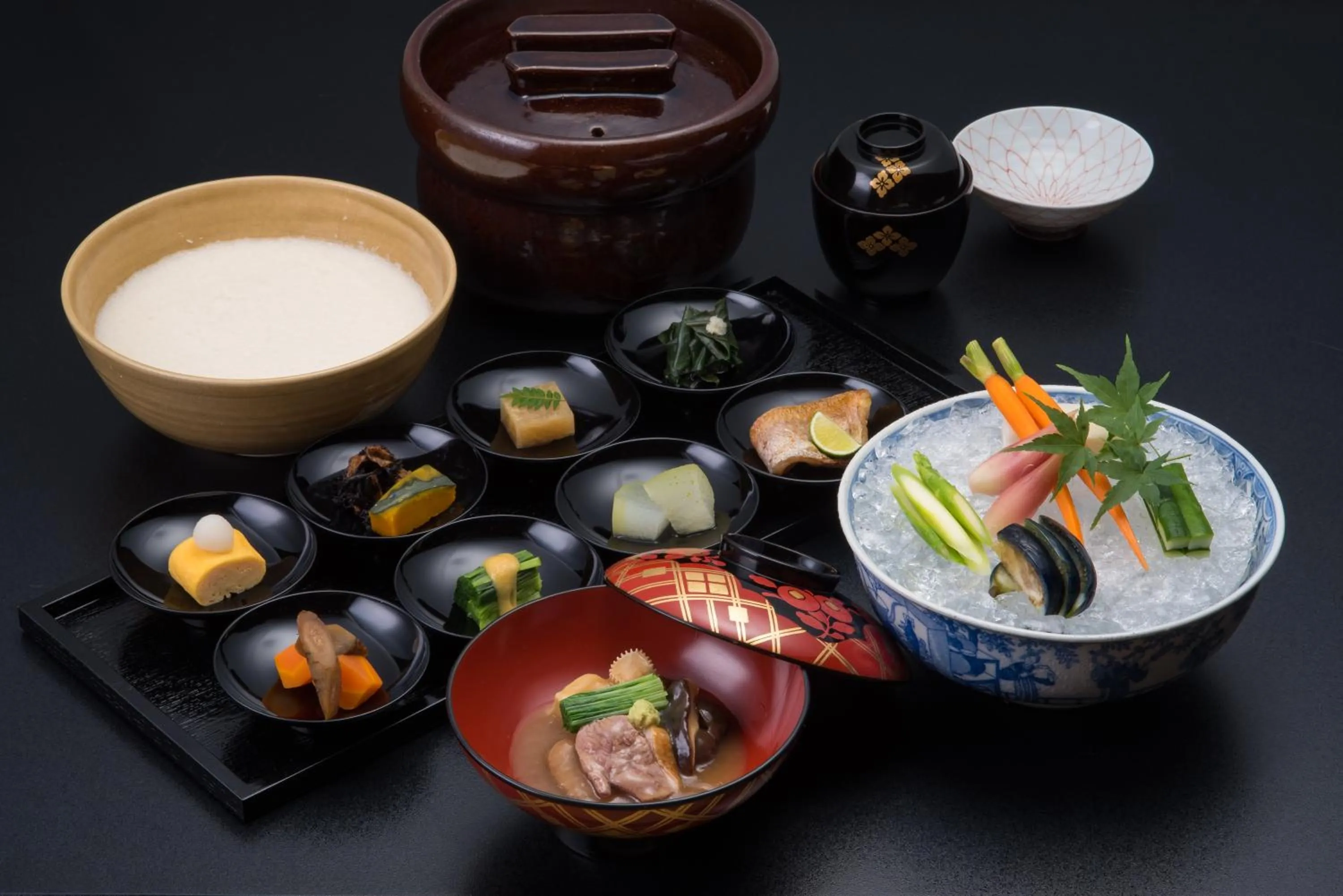 Asian breakfast in Yamanoo