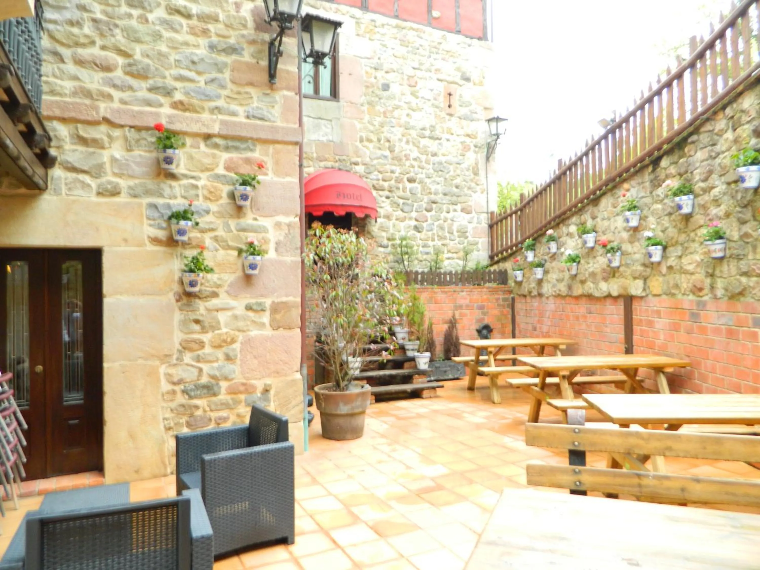 Patio in Hotel Casona de la Torre