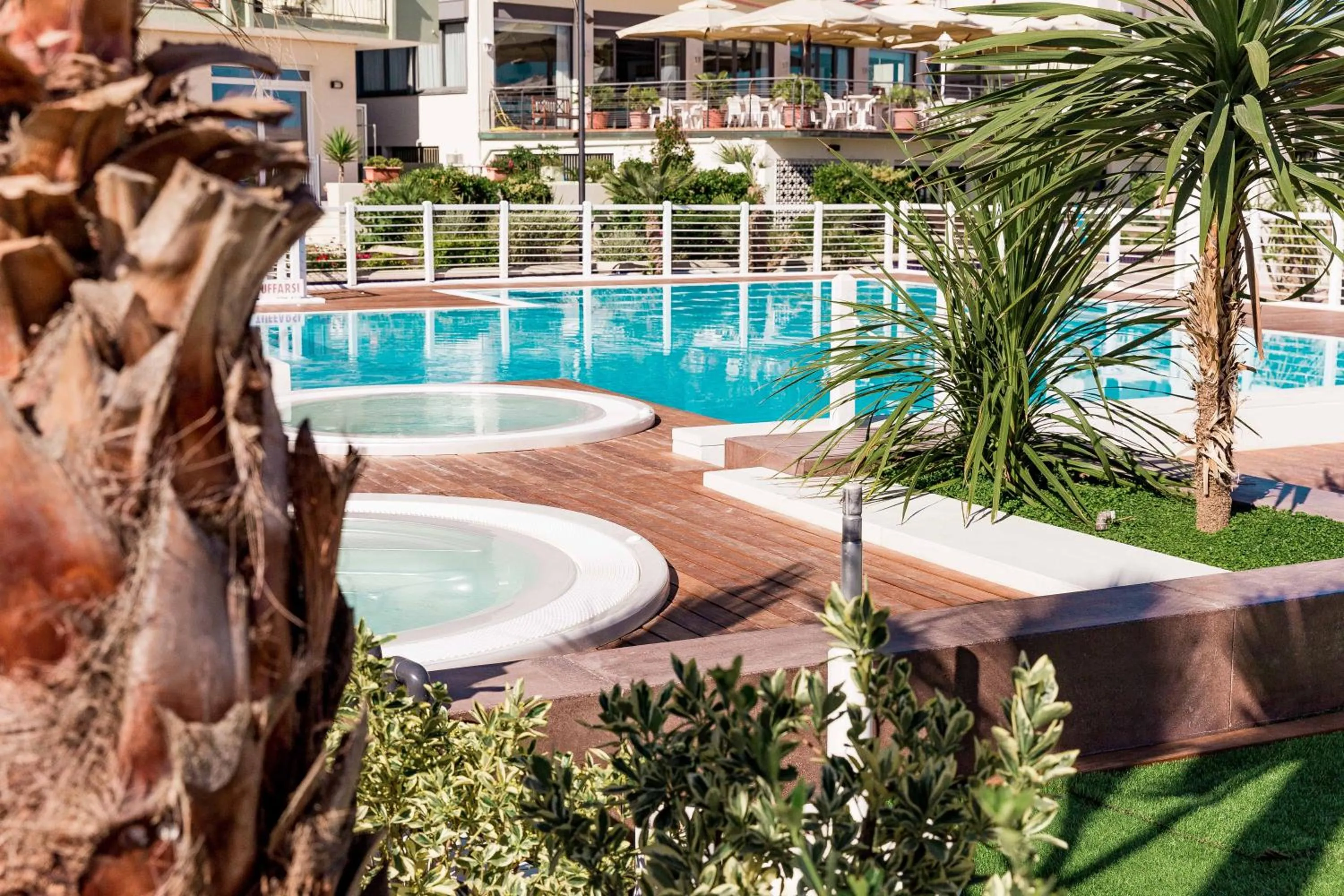 Beach in Hotel Miramare