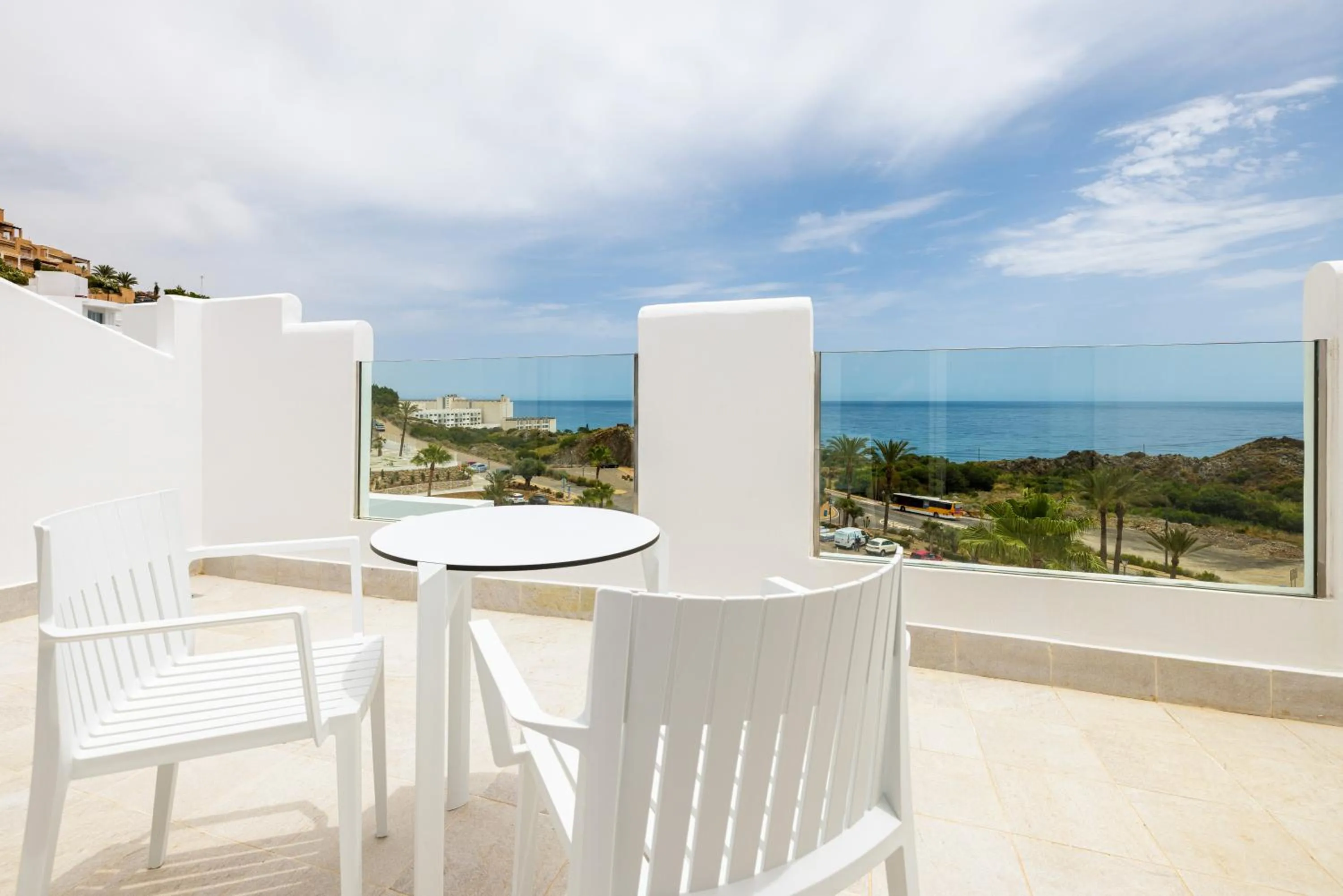 Pool view in Playamojácar