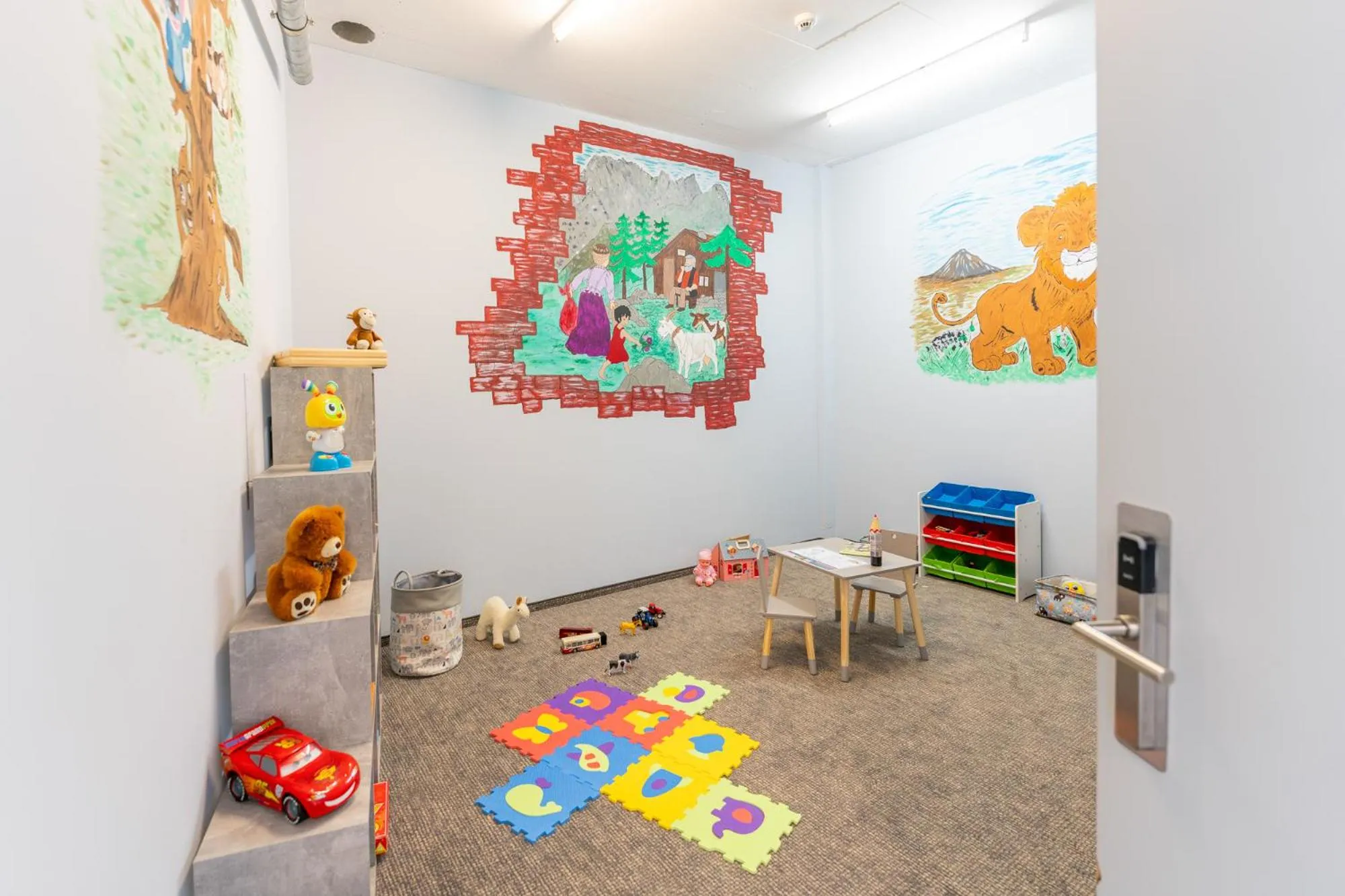 Children play ground in Swiss Heidi Hotel