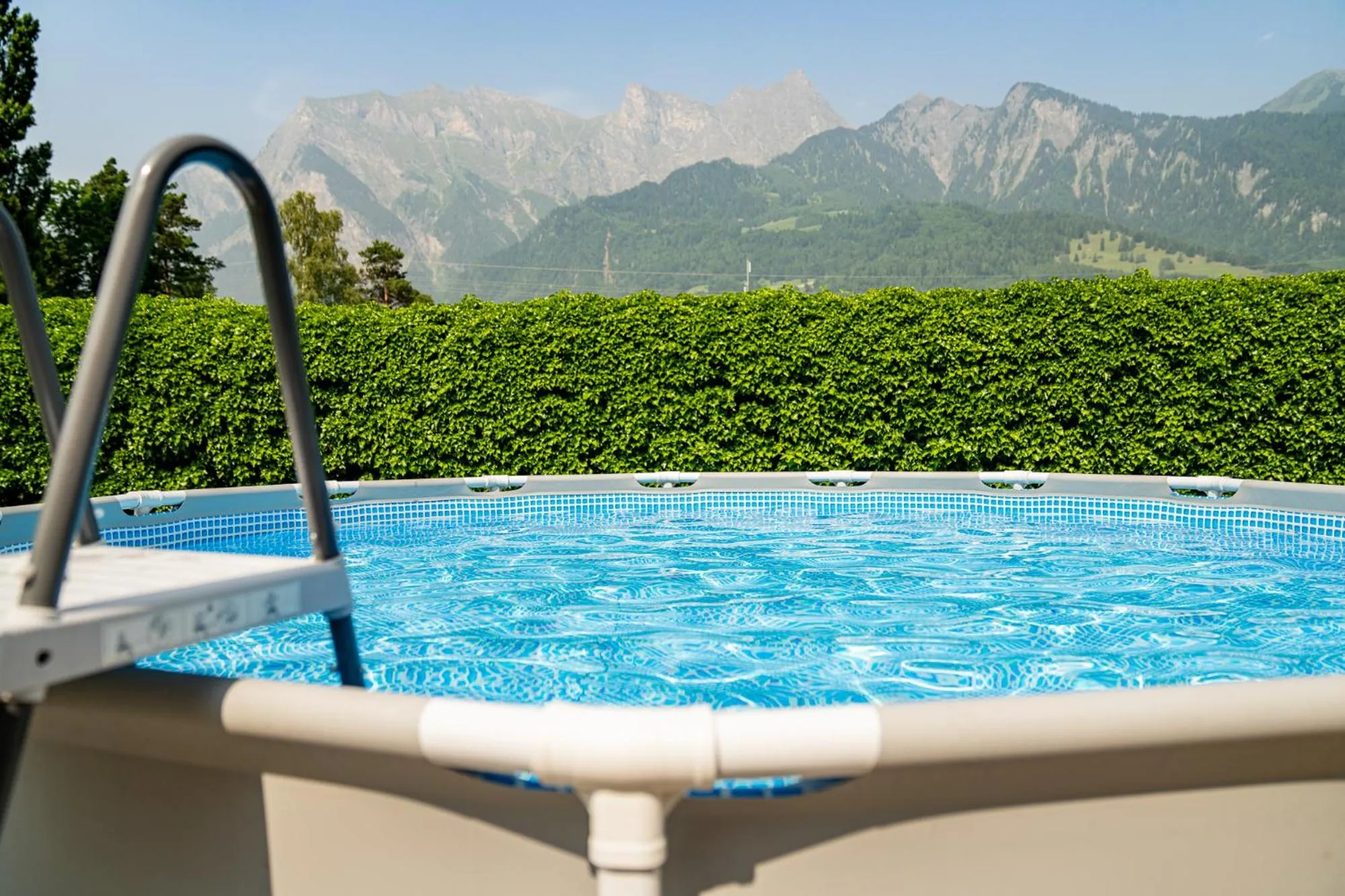 Swimming pool in Swiss Heidi Hotel