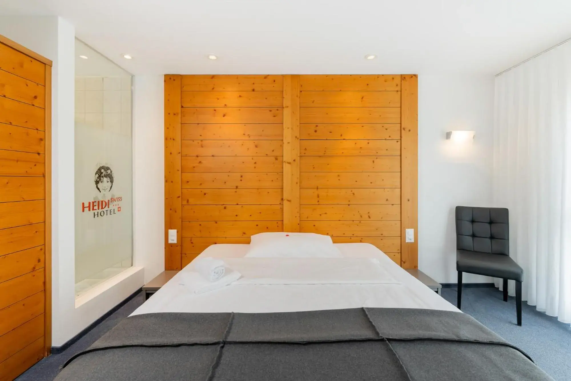 Double Room with King Size Bed in Swiss Heidi Hotel Double Room with King Size Bed in Swiss Heidi Hotel