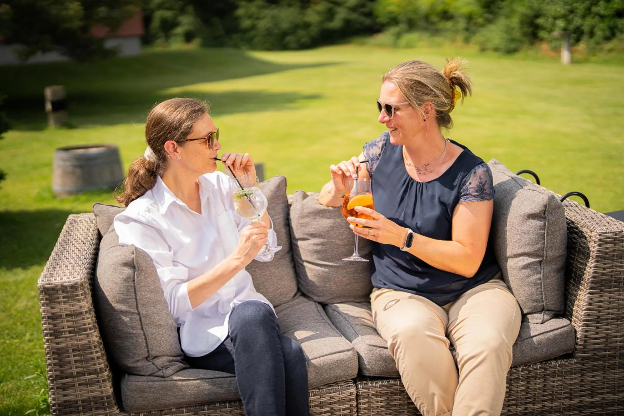 Garden in Swiss Heidi Hotel