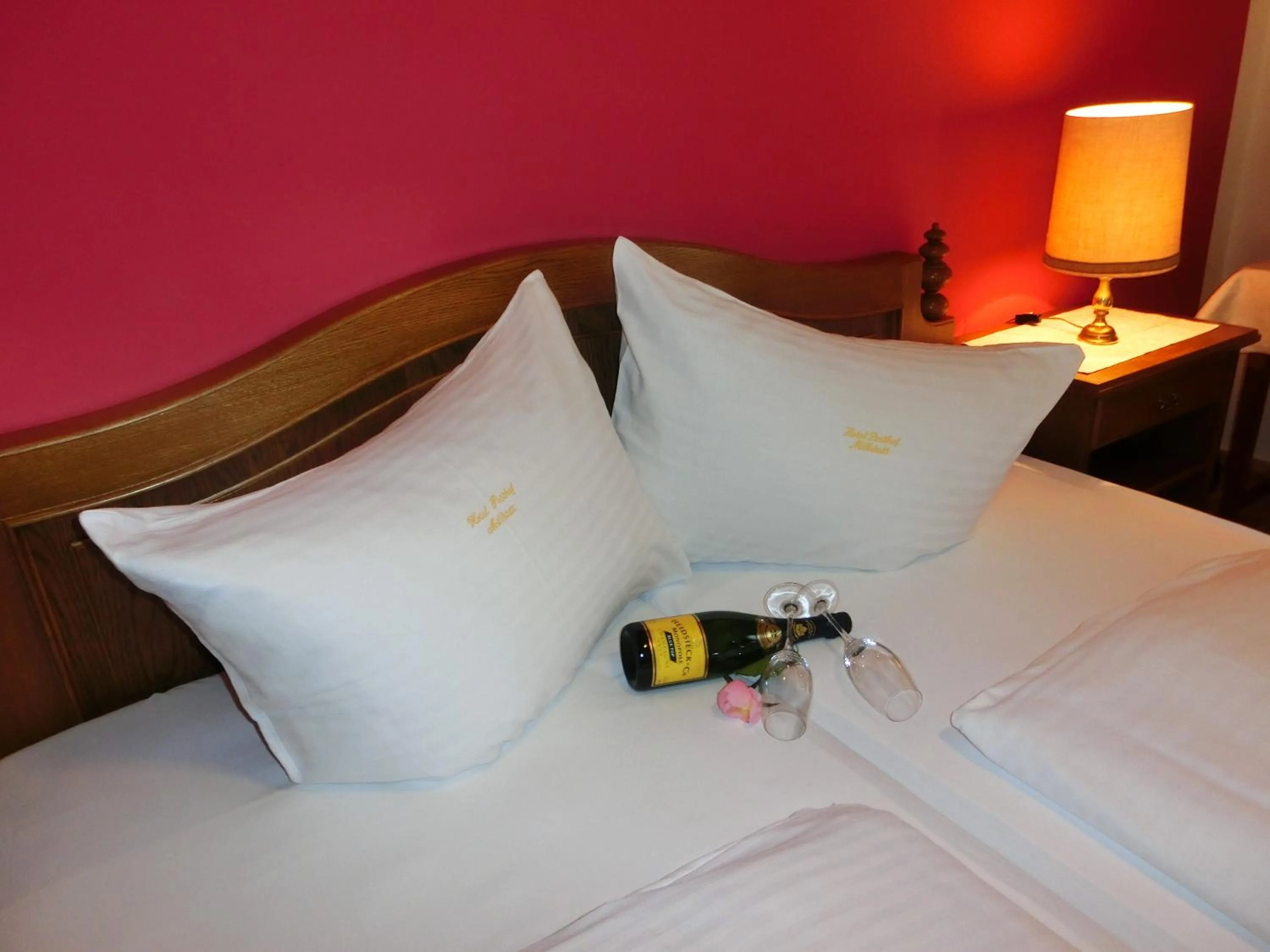 Bedroom, Bed in Hotel Posthof