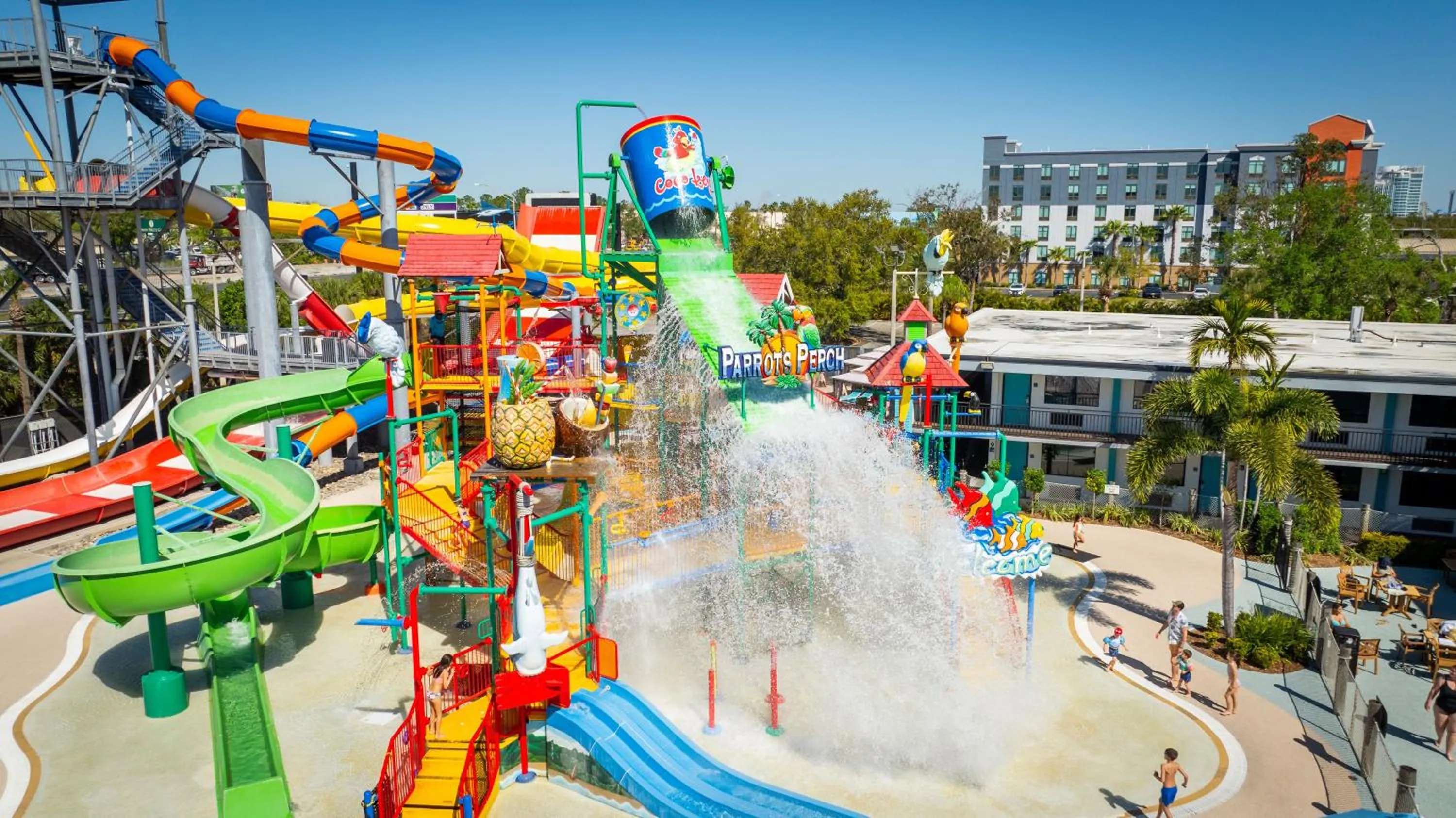 Aqua park in Coco Key Hotel & Water Park Resort