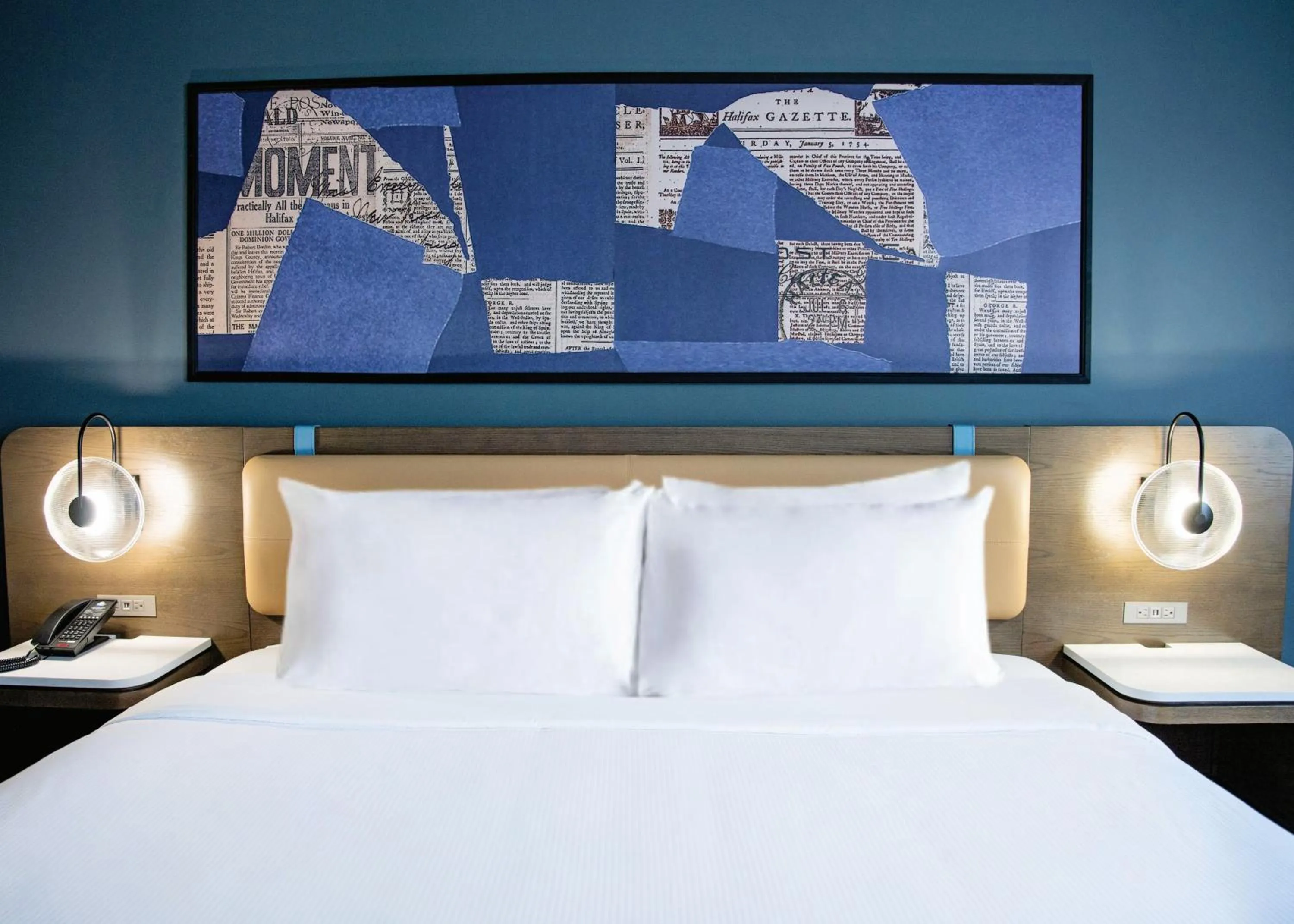 Bed in Hotel Halifax