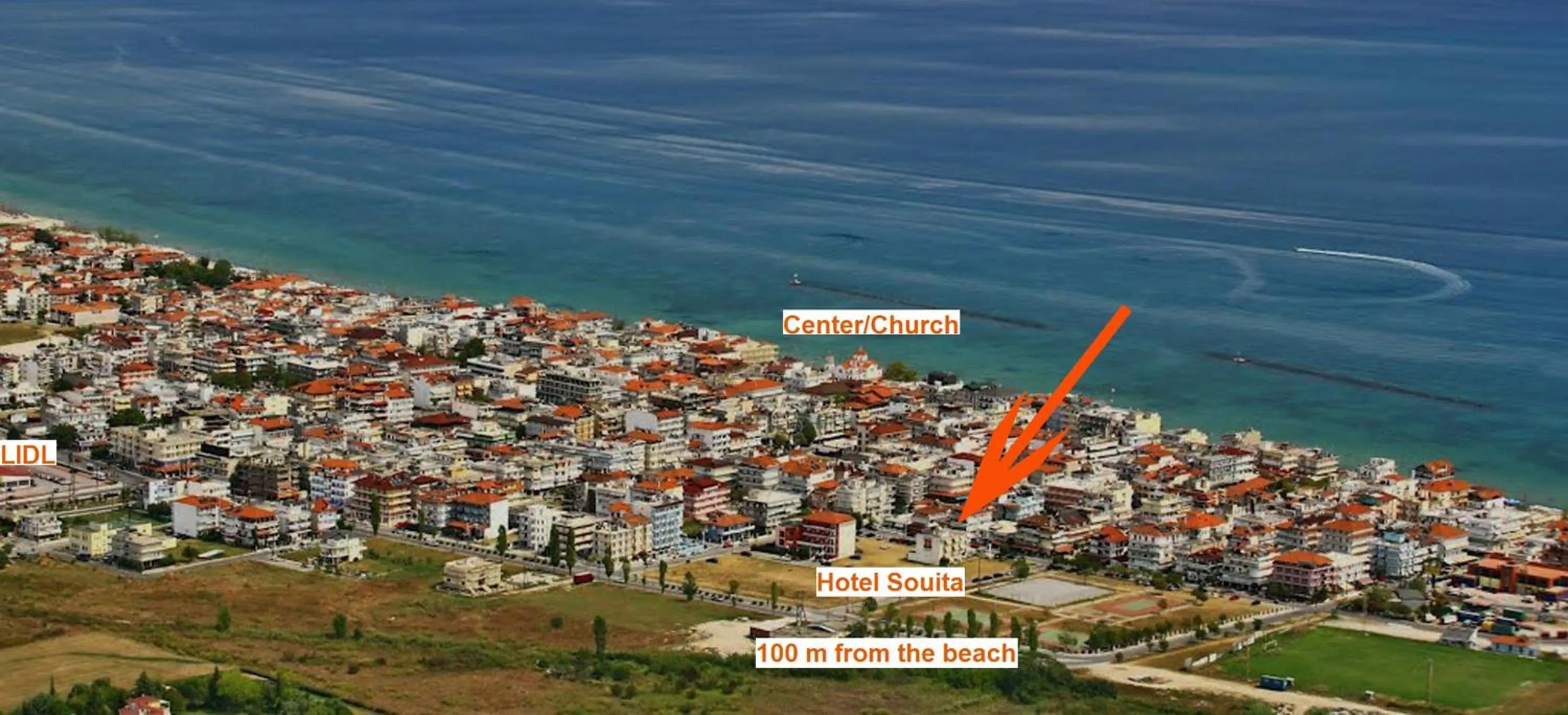 Bird's eye view in Hotel Souita