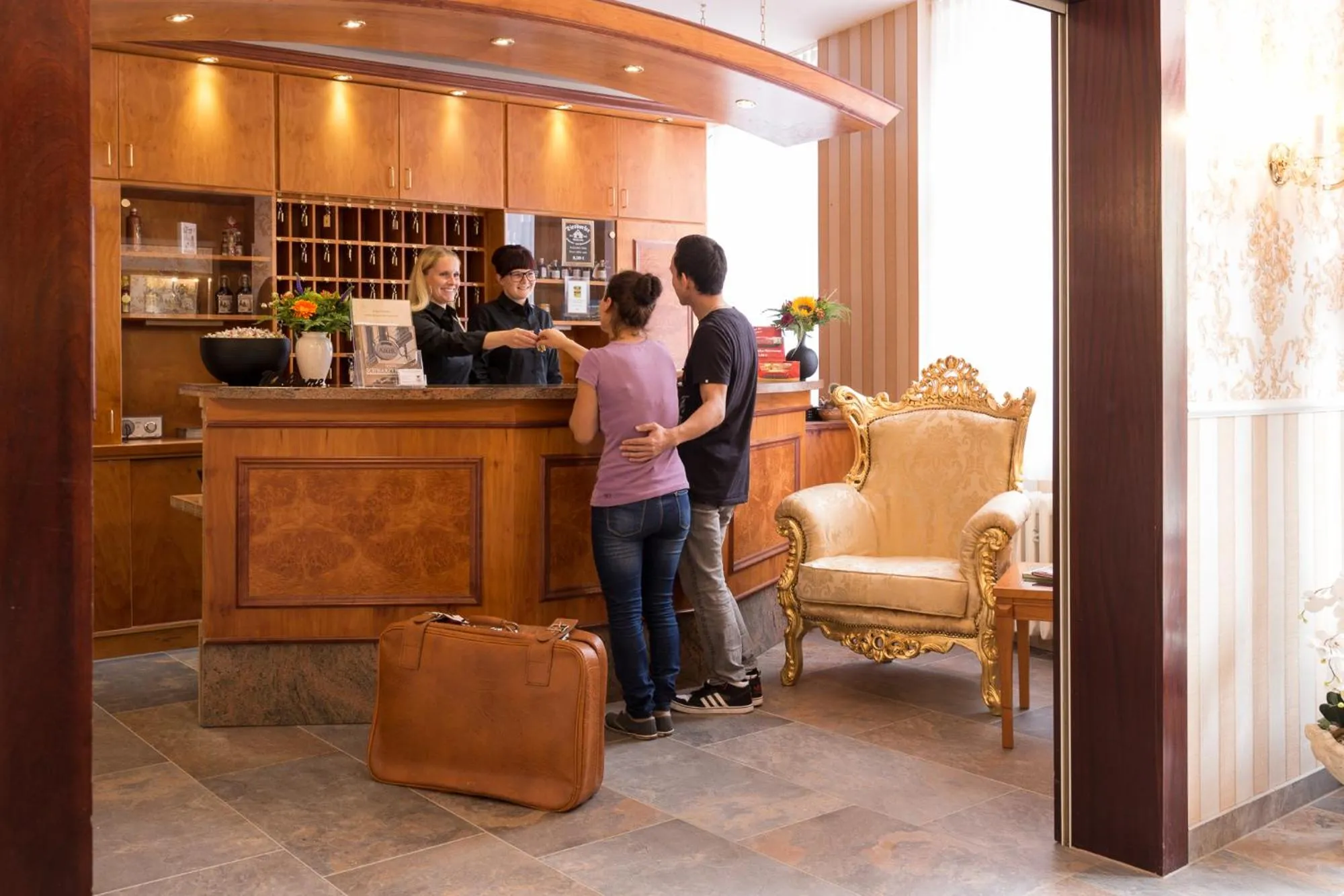 Lobby or reception in Hotel Schwarzer Adler Tangermünde