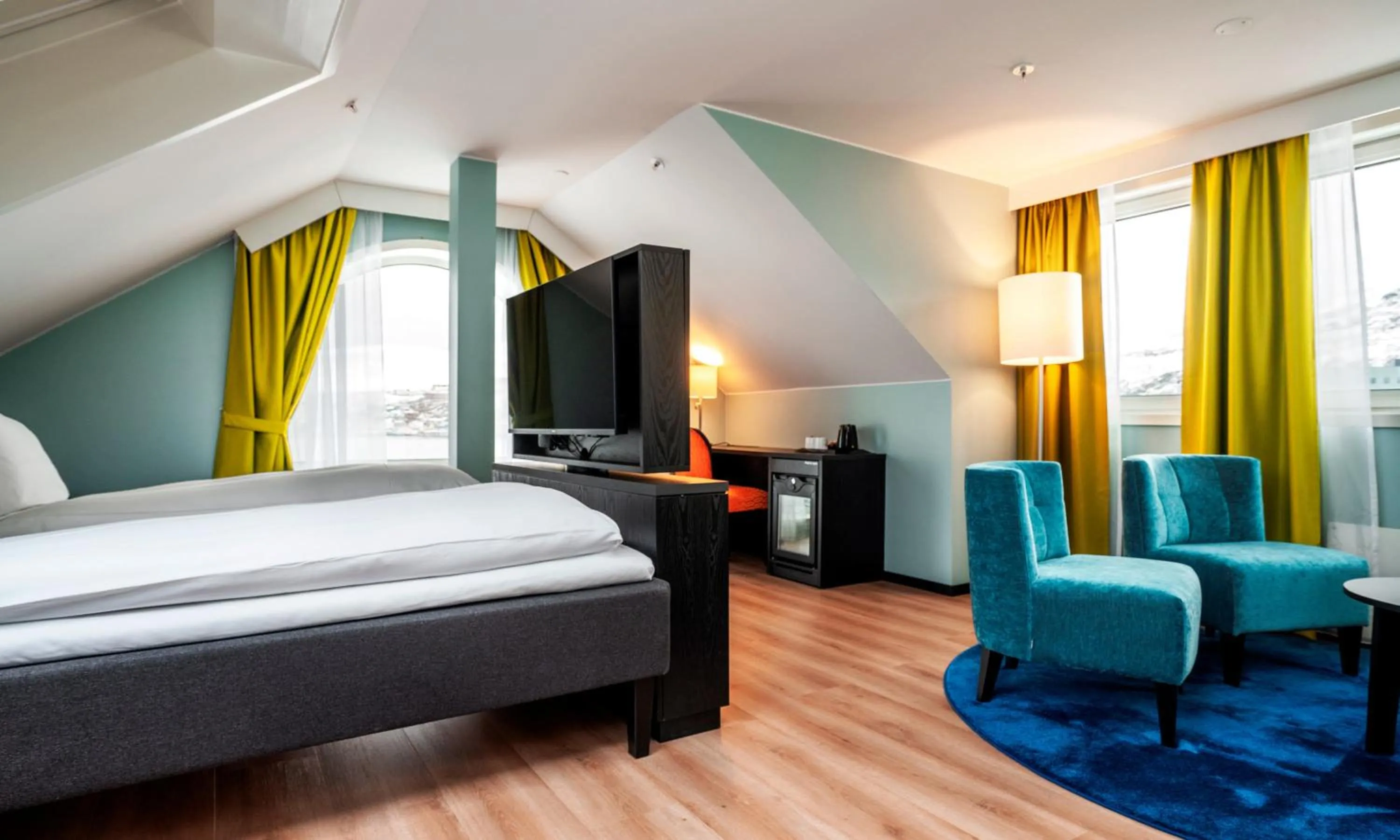 Photo of the whole room, Bed in Thon Hotel Hammerfest