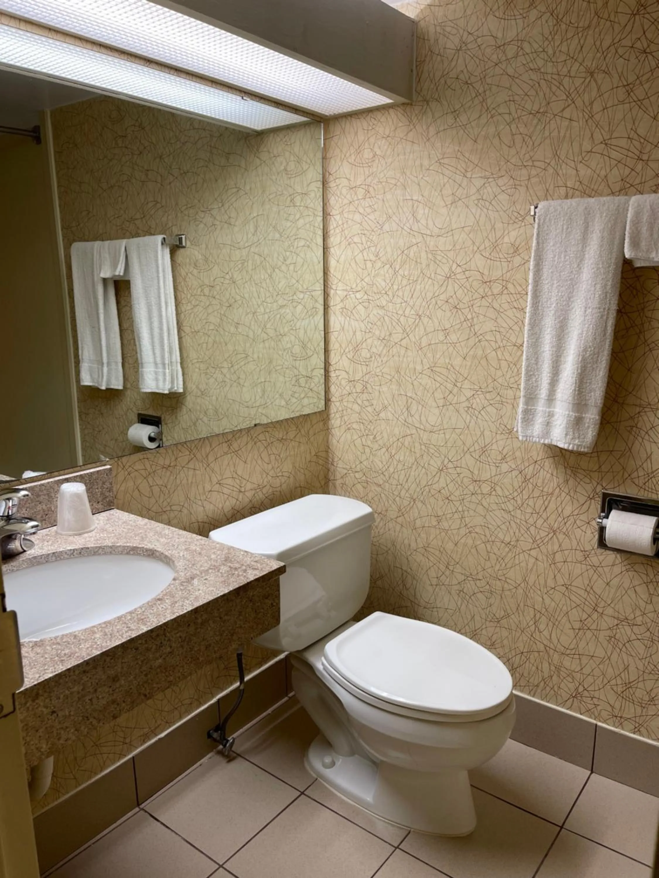 Bathroom in Budget Inn Temple Hills
