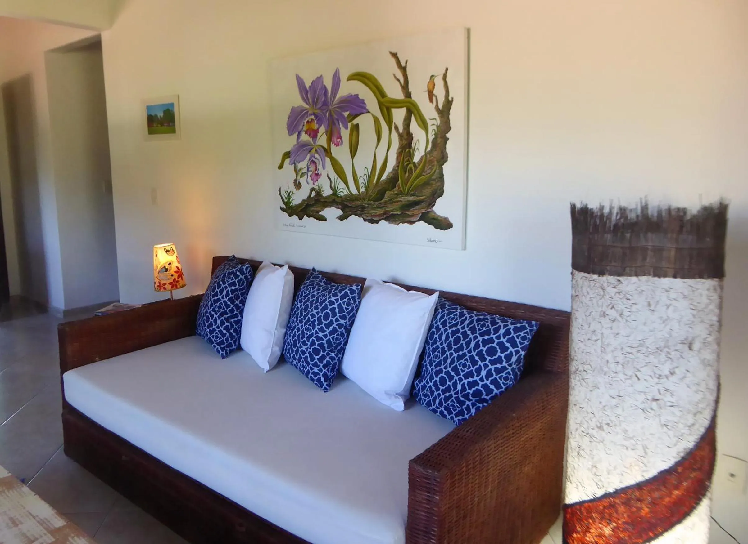 Living room in Ouro Sobre Azul Apart Hotel