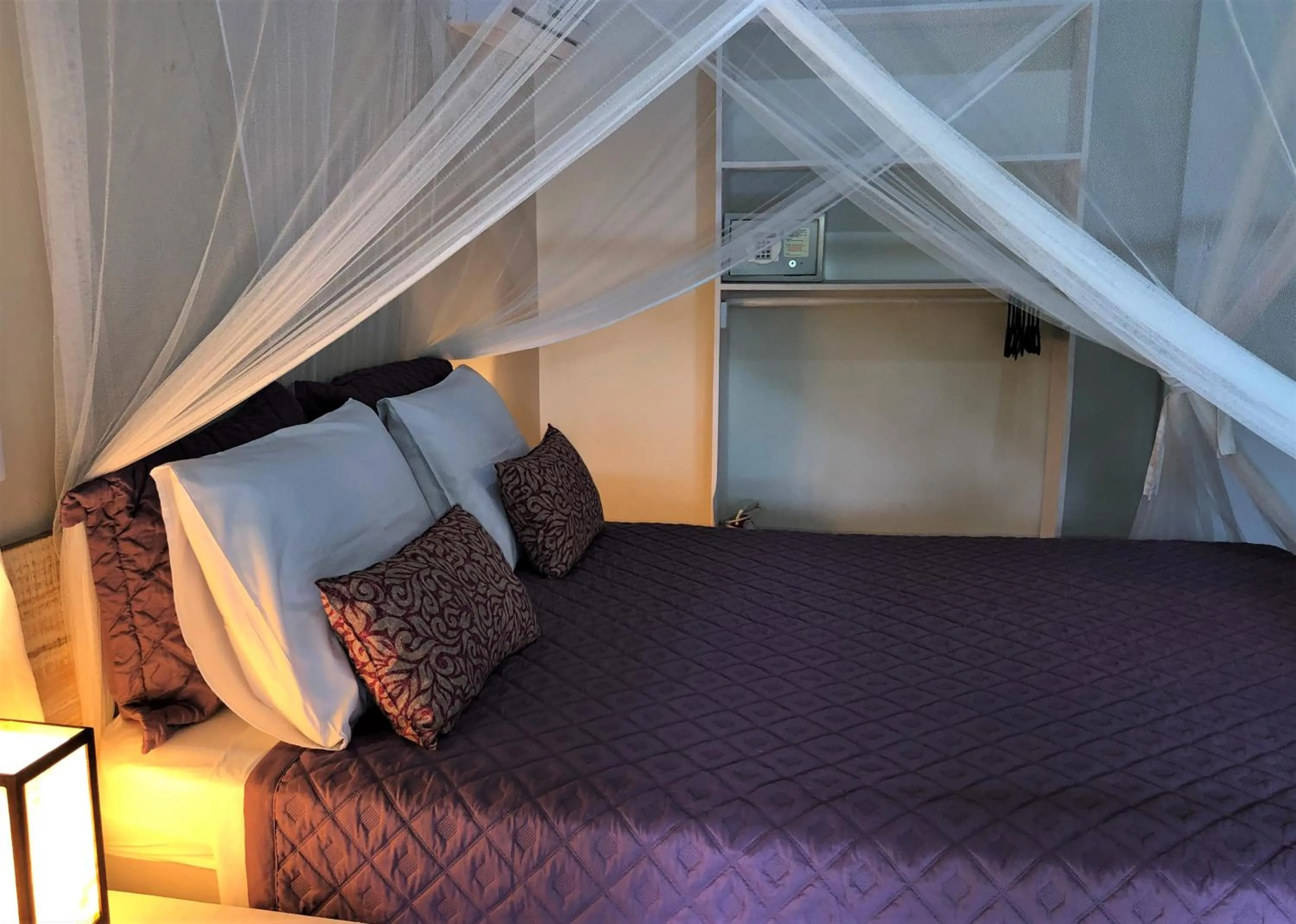 Bed in Ouro Sobre Azul Apart Hotel