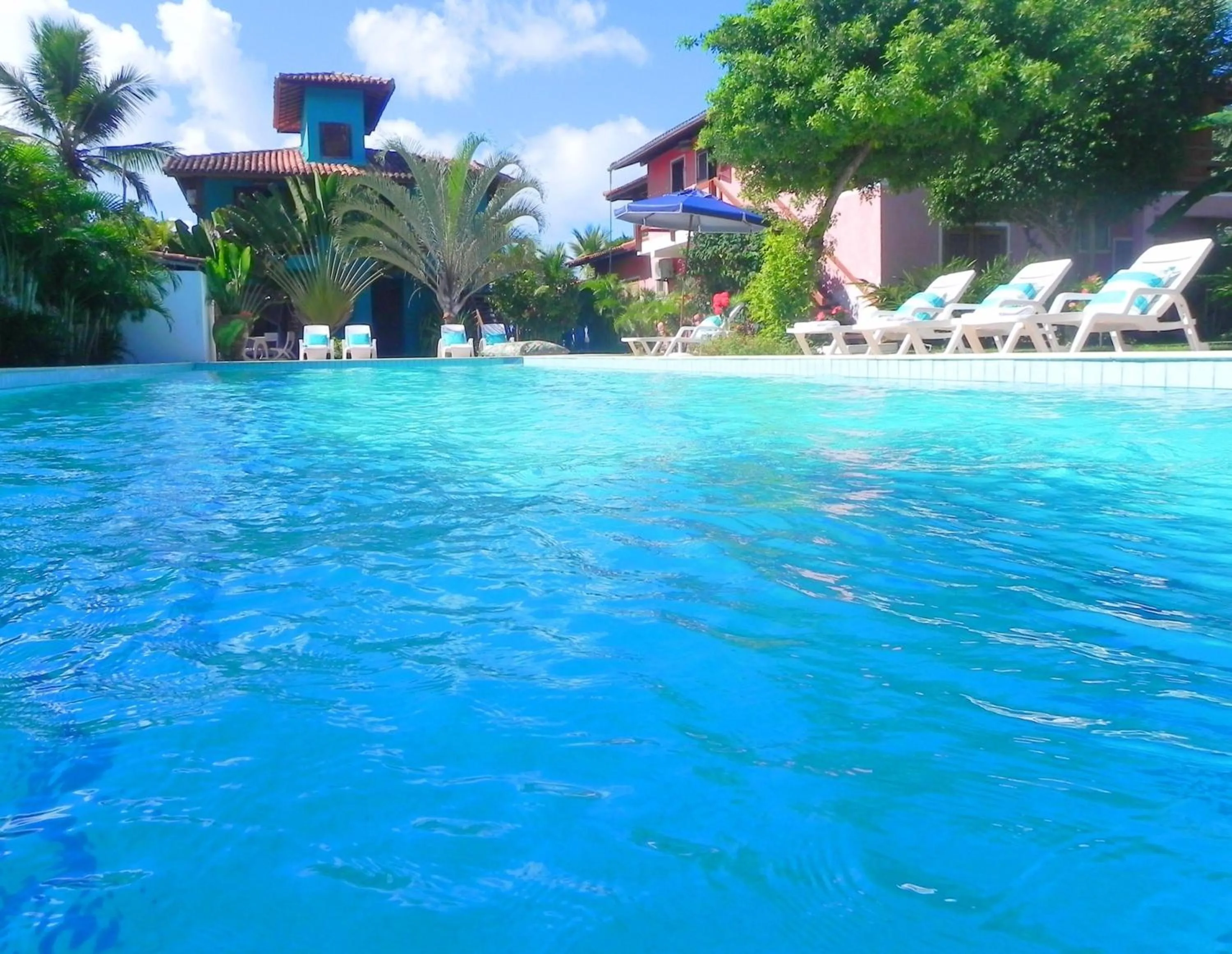 Swimming pool in Ouro Sobre Azul Apart Hotel