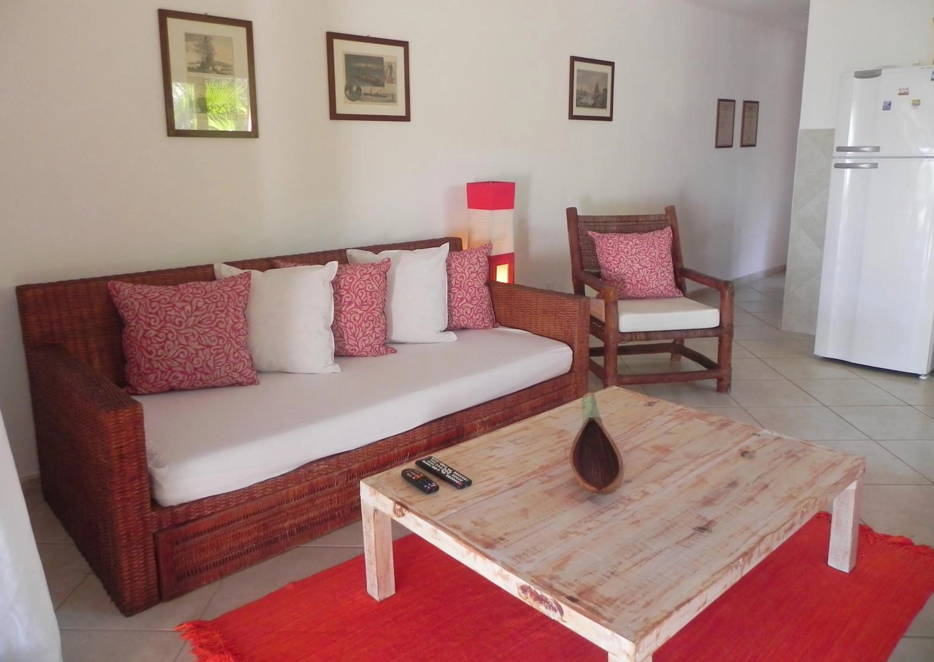 Living room in Ouro Sobre Azul Apart Hotel