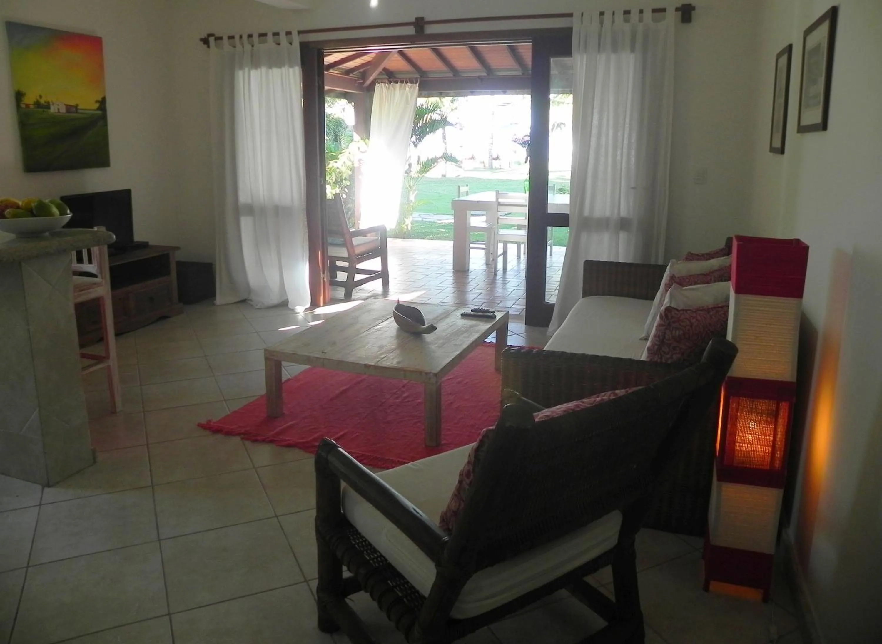 Living room in Ouro Sobre Azul Apart Hotel