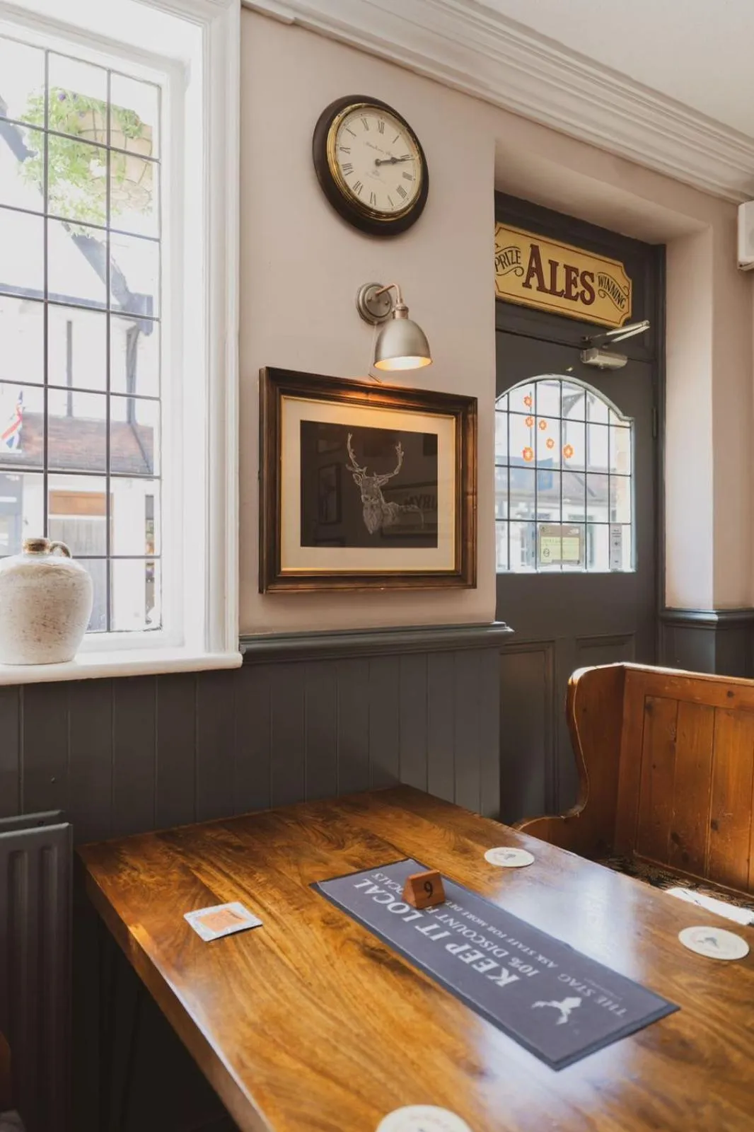 Decorative detail in The Stag Hotel, Restaurant and Bar