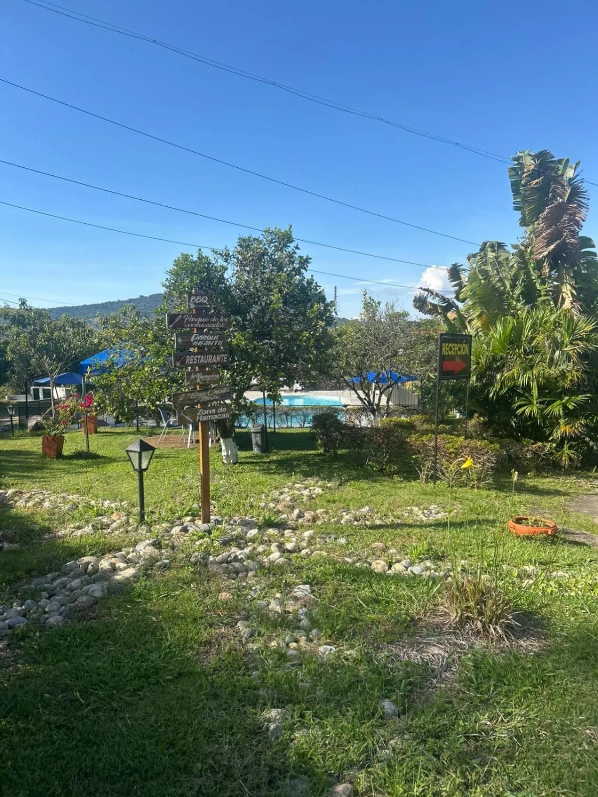 Garden in Hotel Campestre la Loma curiti