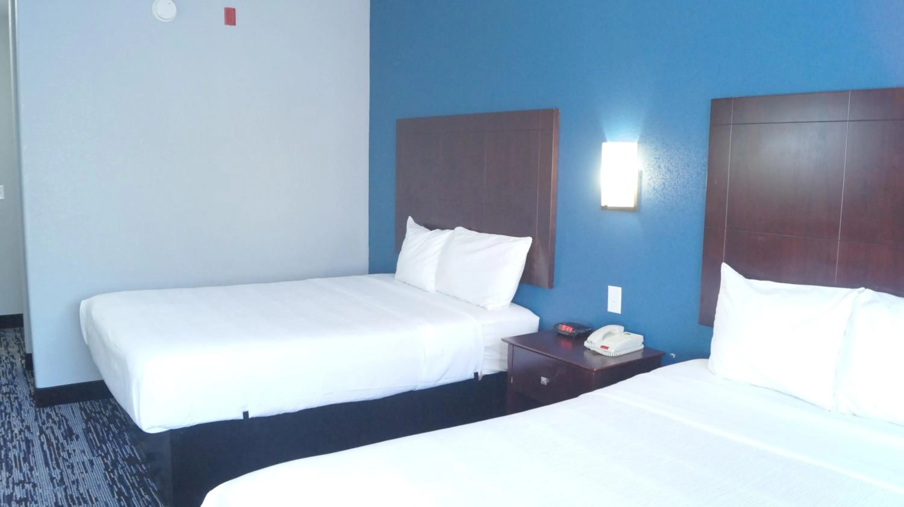 Bed in Magnolia Inn and Suites Olive Branch