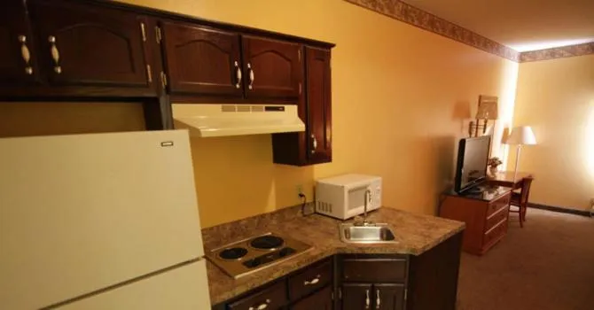 Kitchen or kitchenette in Magnolia Inn and Suites Southaven