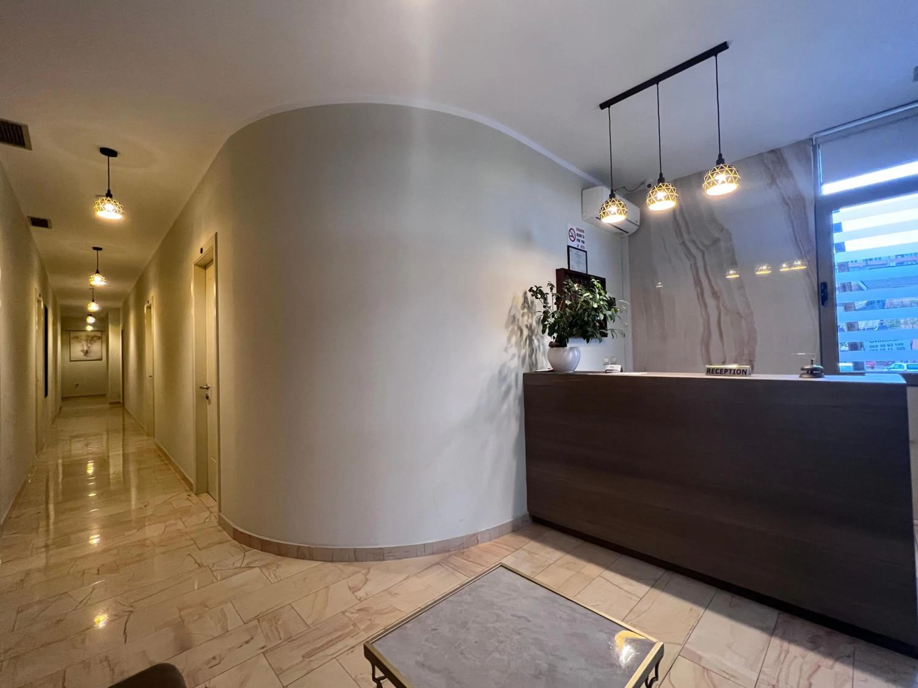 Text overlay in Bobi Hotel