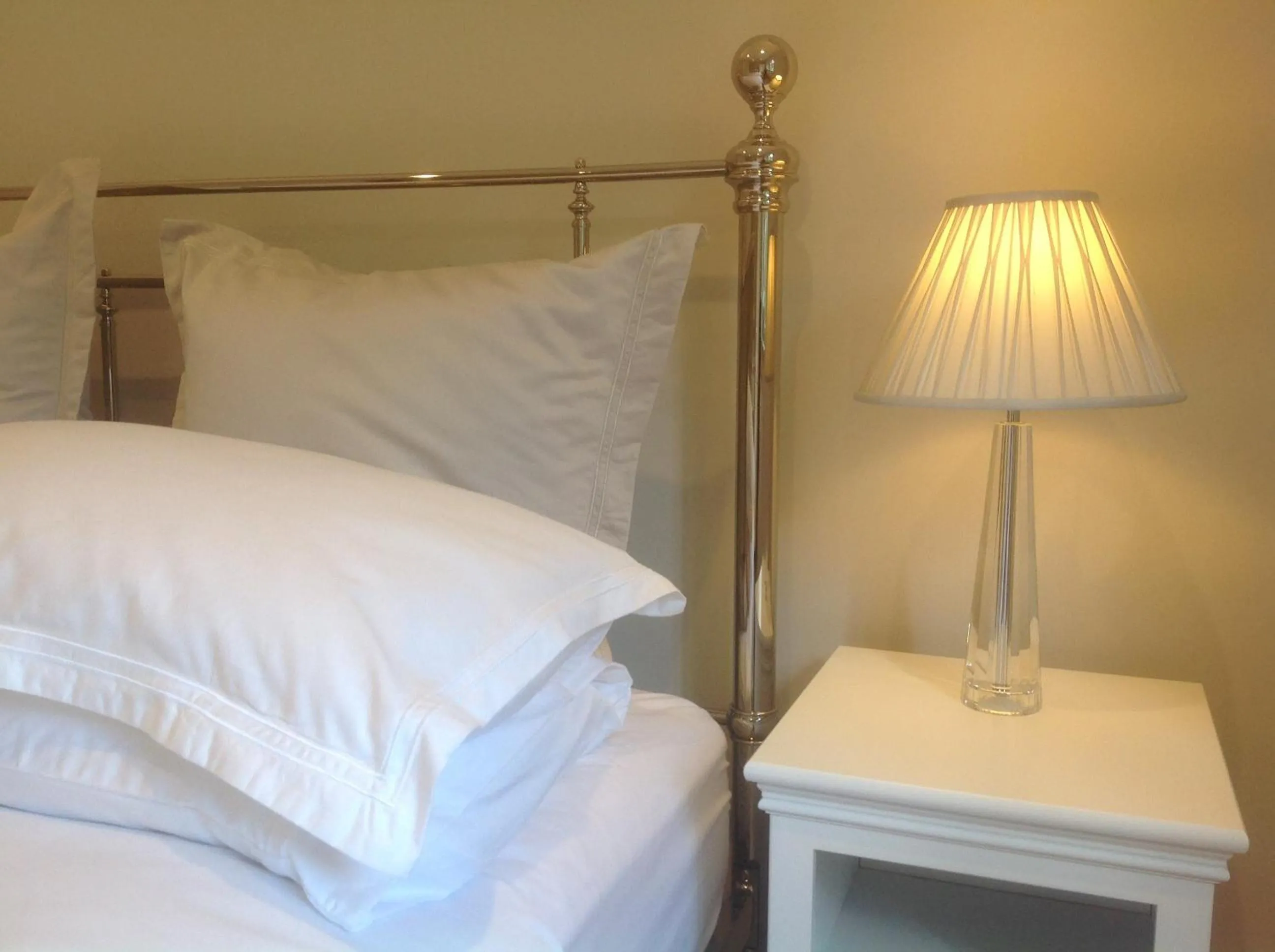 Bed in Pippin Heath House B&B