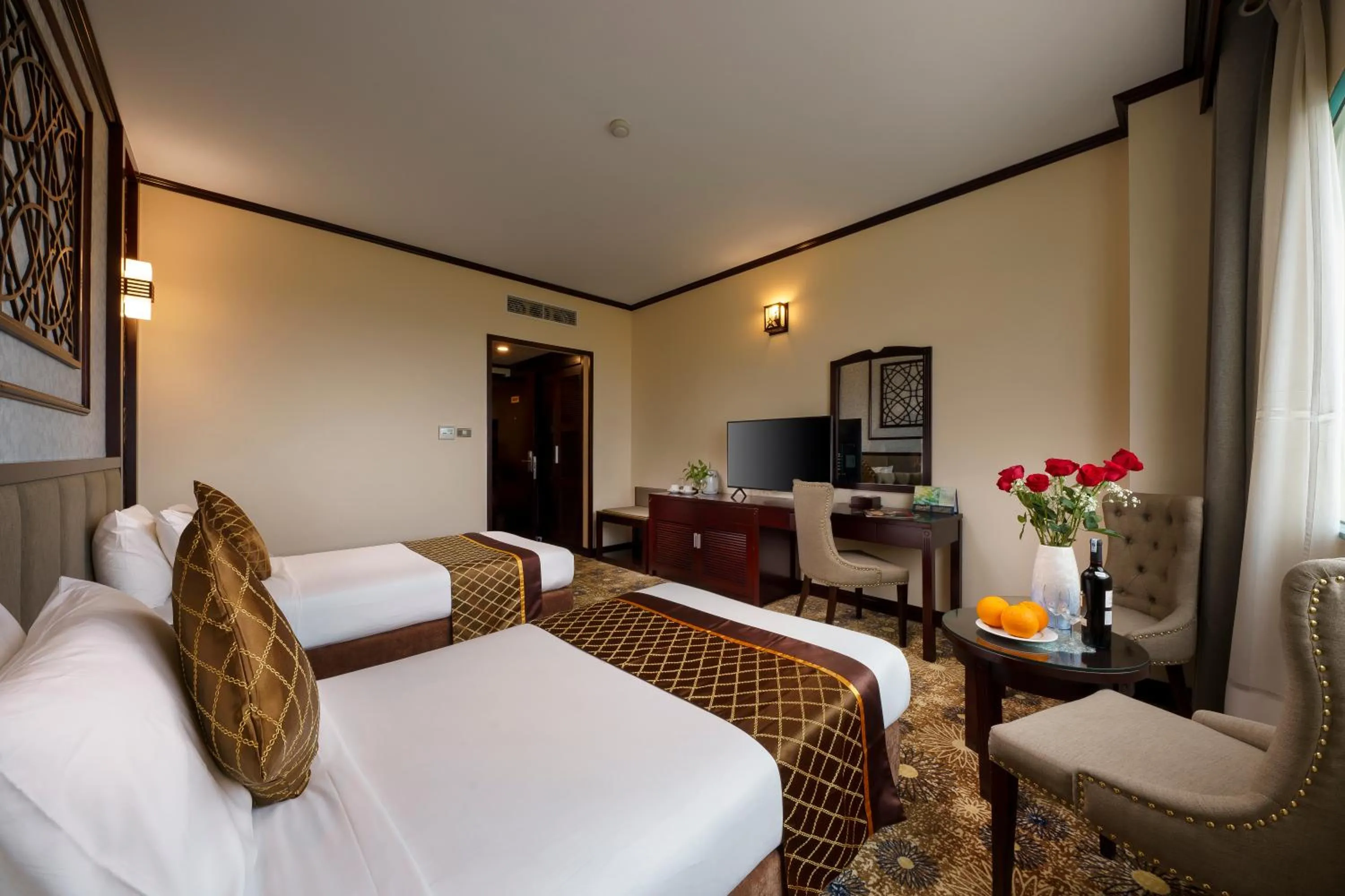 Bedroom, Bed in Mithrin Hotel Halong