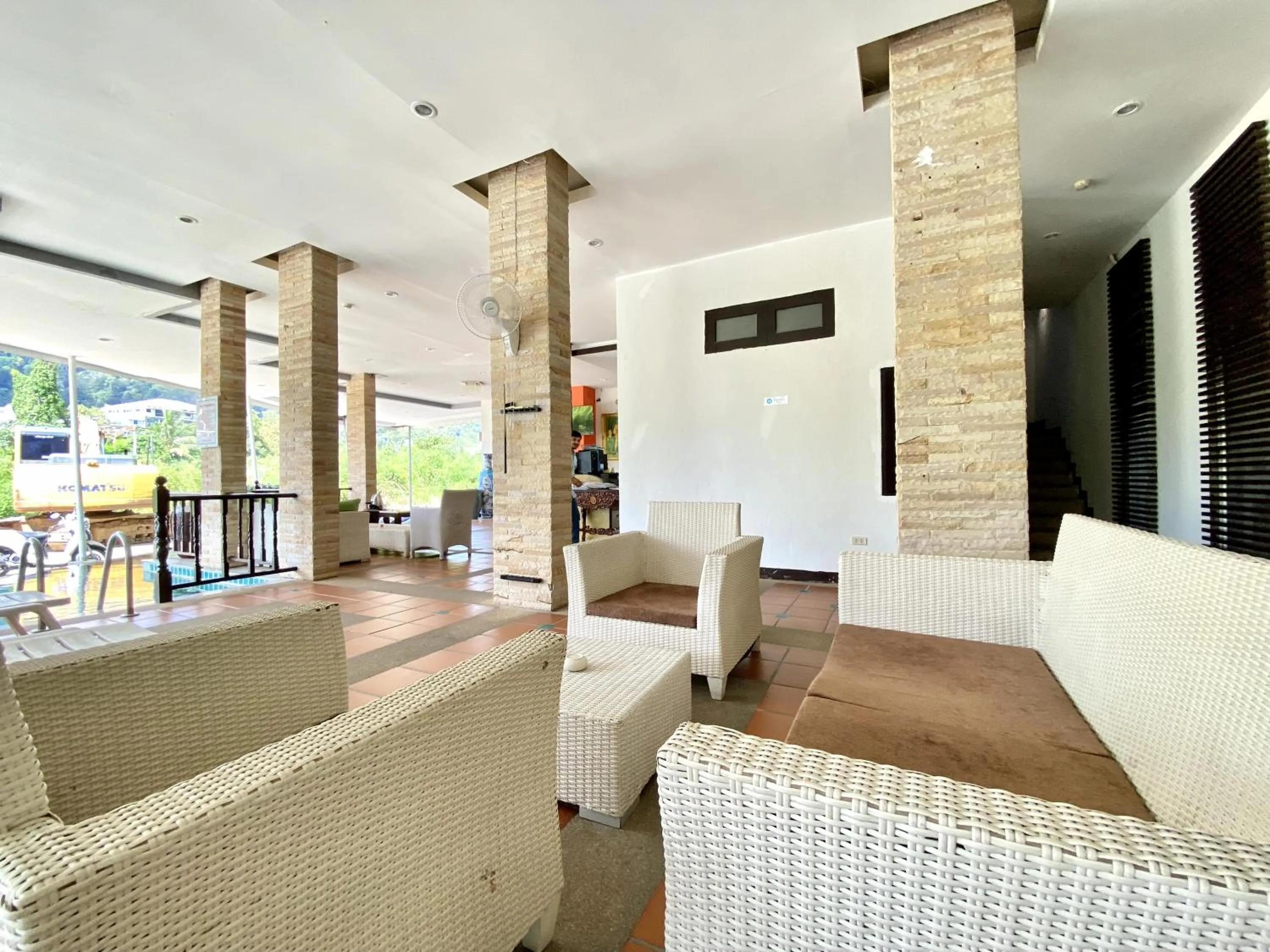 Seating area in APK Resort Patong