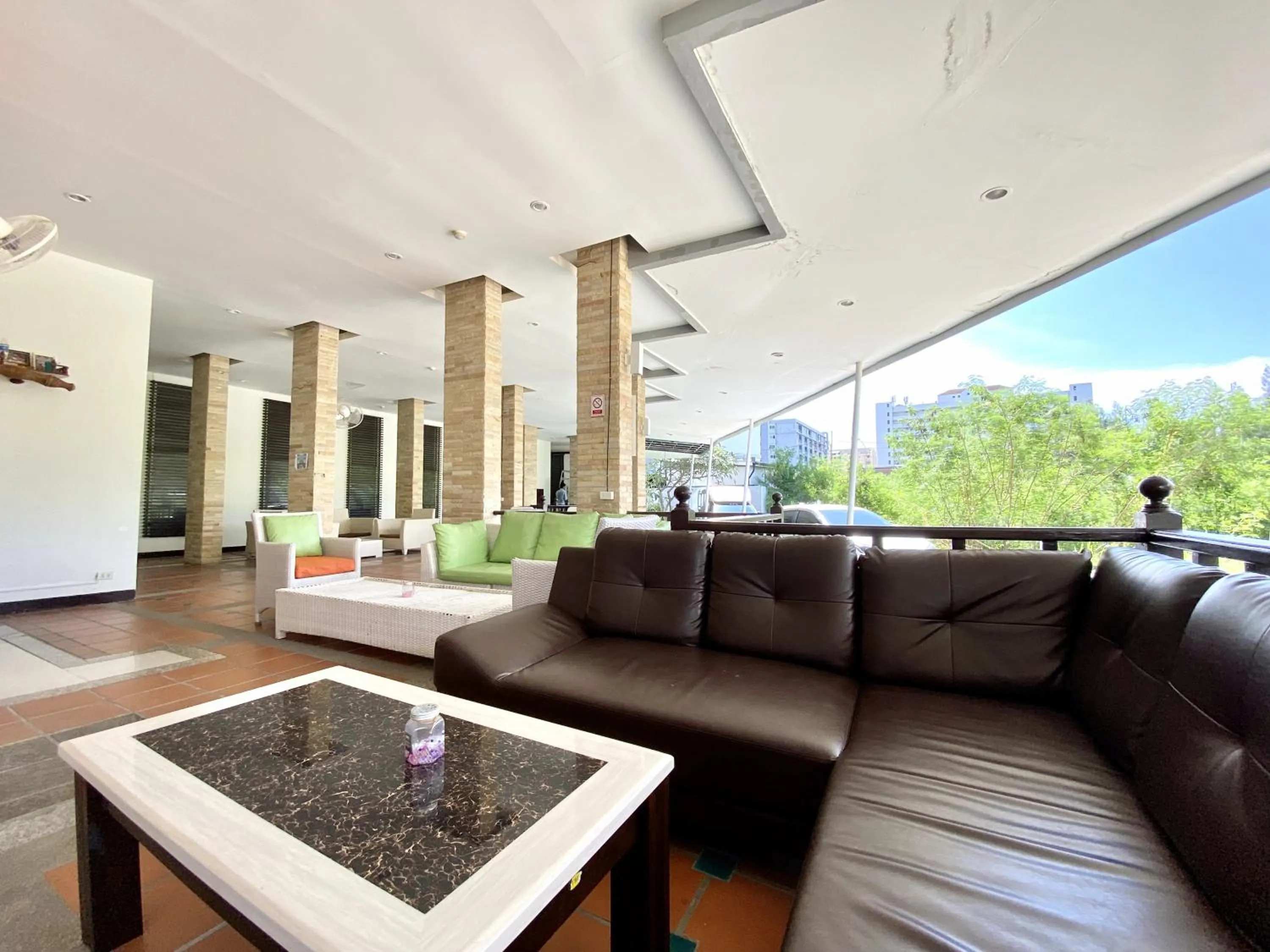 Seating area in APK Resort Patong