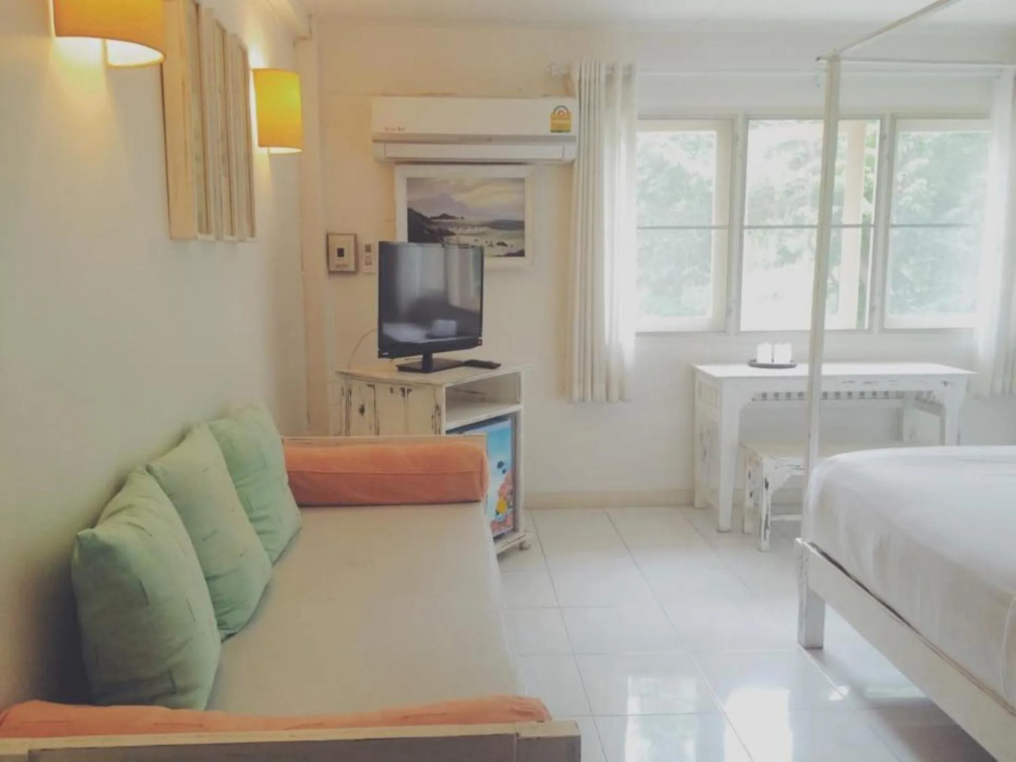 Bed in Changpuak Hotel