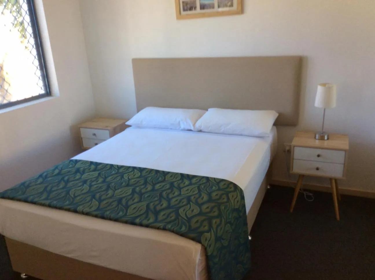 Bed in Portobello Resort Apartments