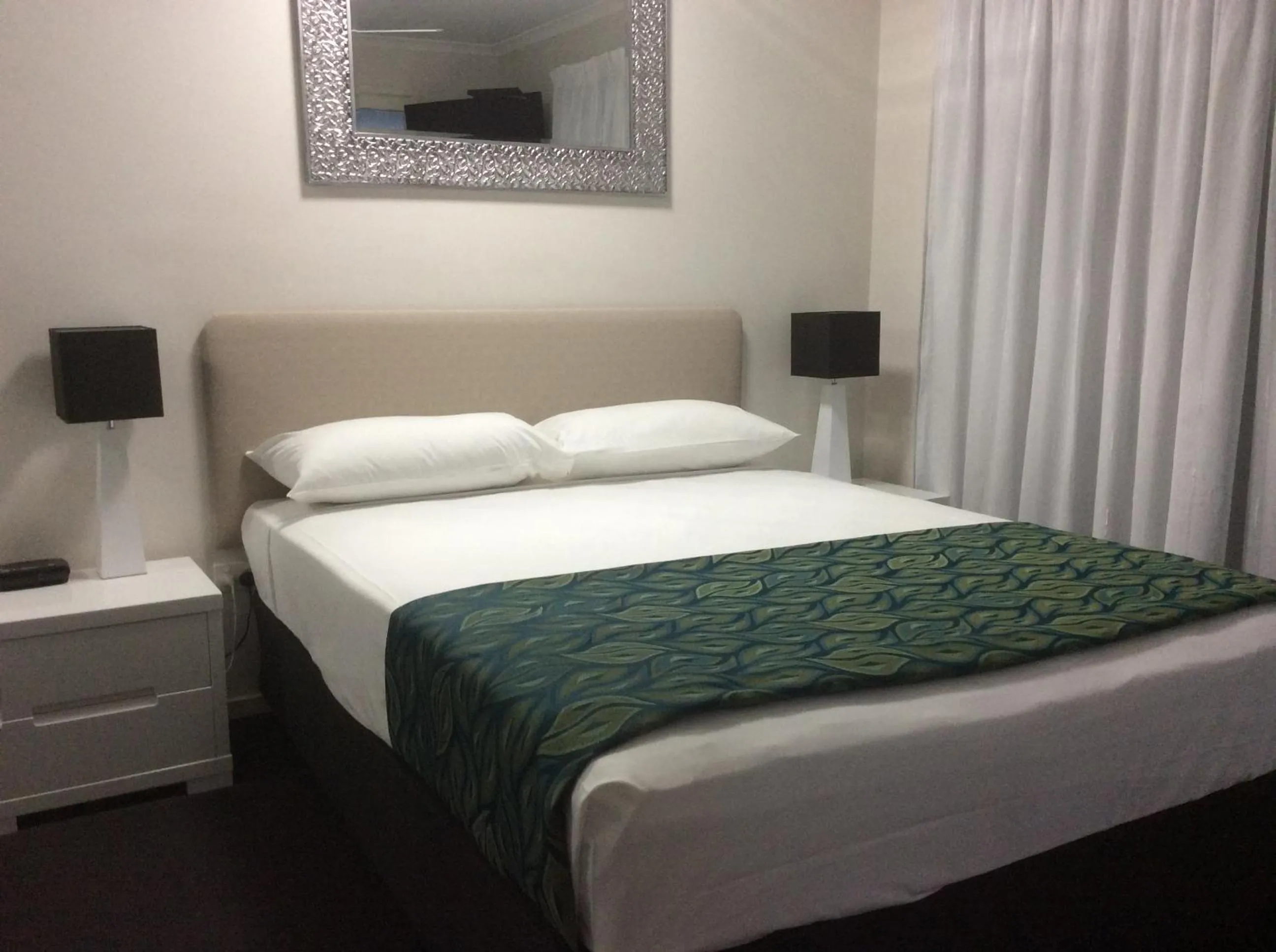 Bed in Portobello Resort Apartments