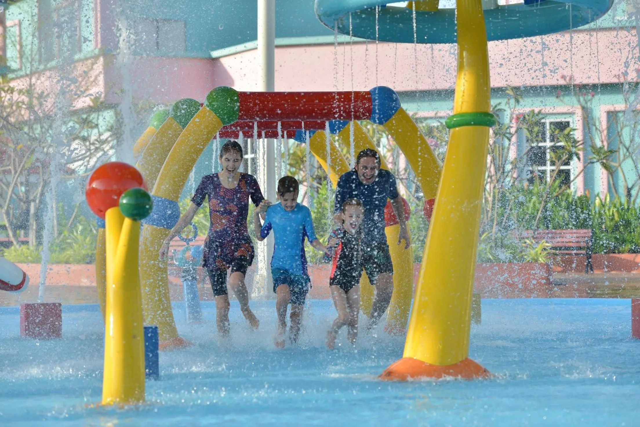 Aqua park in Bella Vista Waterfront Resort, Kuah Langkawi