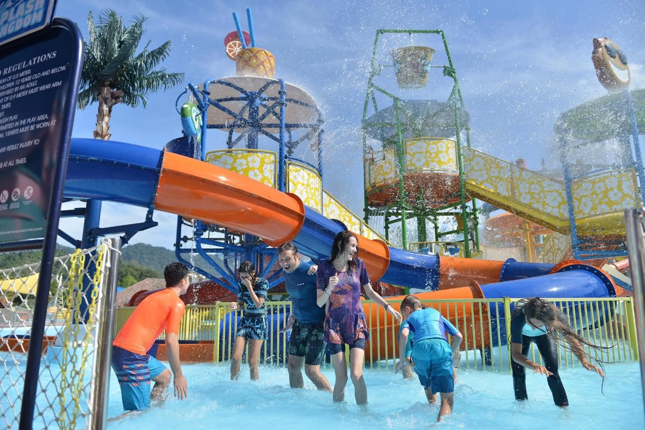 Aqua park in Bella Vista Waterfront Resort, Kuah Langkawi