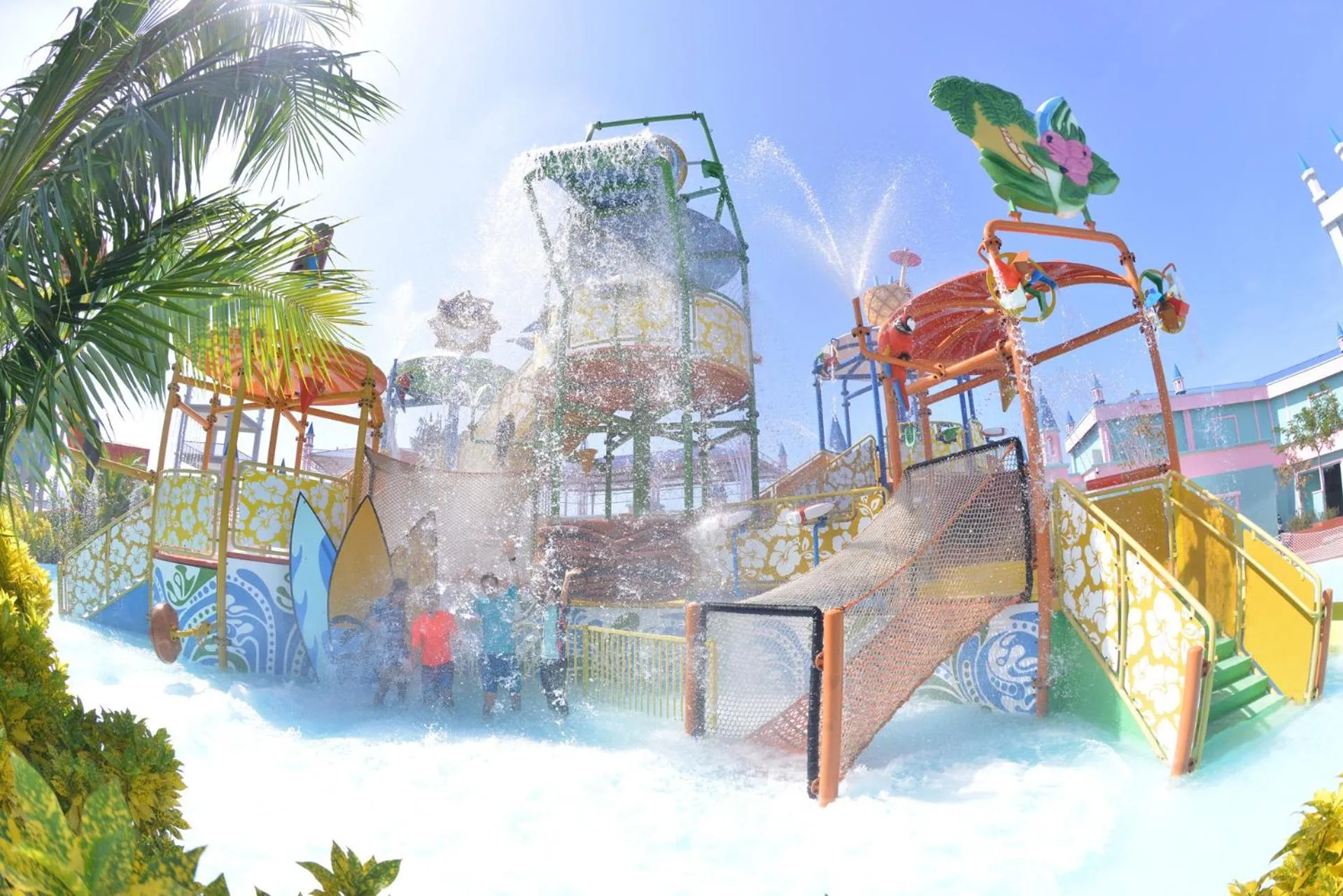 Aqua park in Bella Vista Waterfront Resort, Kuah Langkawi