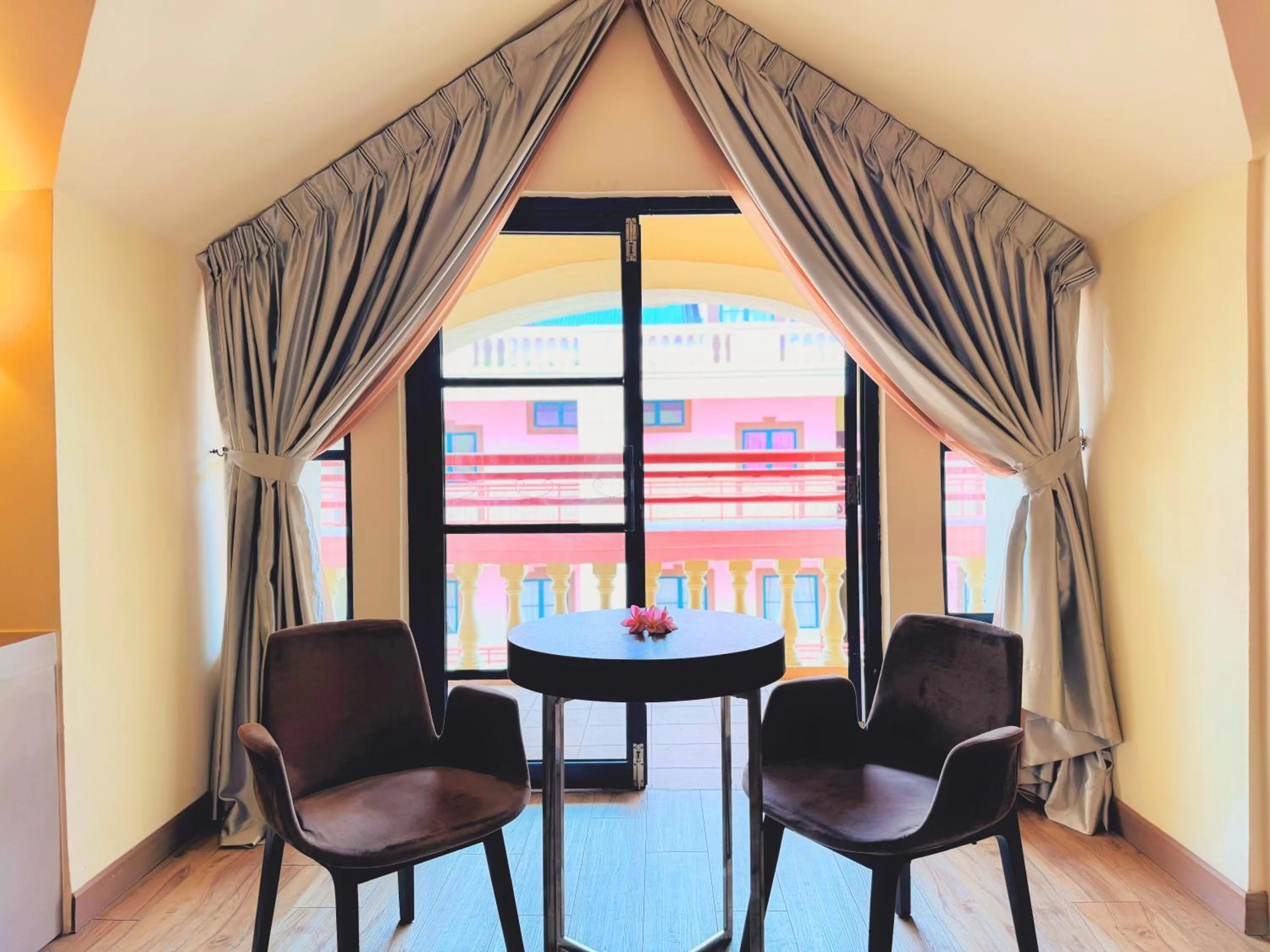 Seating area in Bella Vista Waterfront Resort, Kuah Langkawi